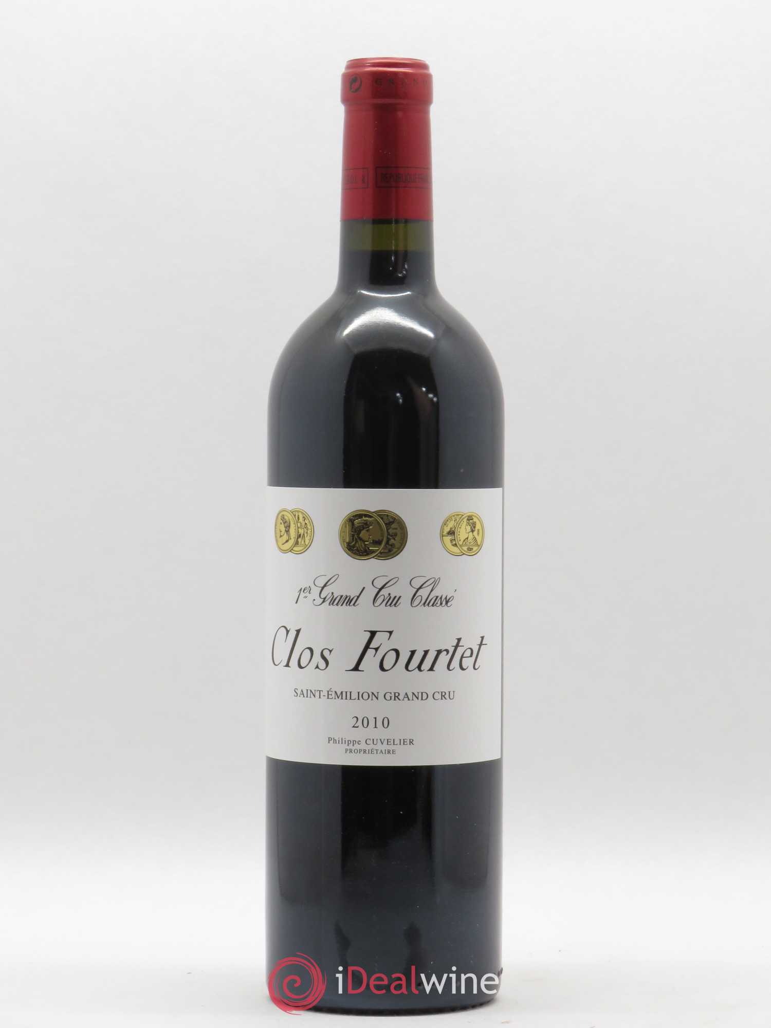 Clos Fourtet 1er Grand Cru Classé B 2010 - Lot de 1 bouteille - 0