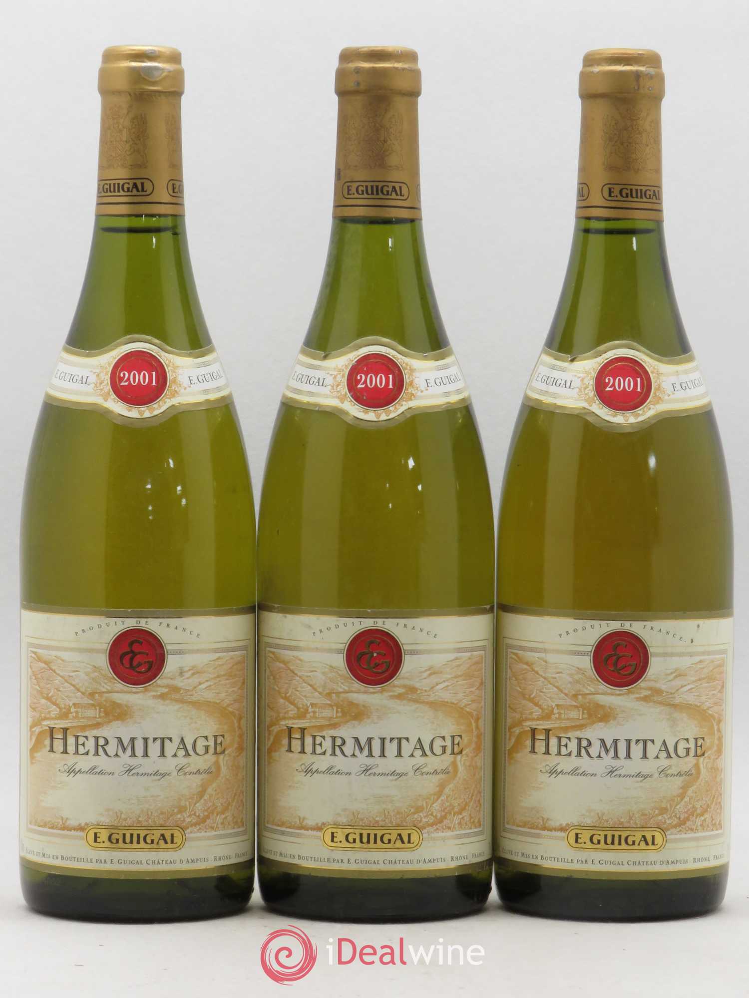 Hermitage Guigal 2001 - Lot de 3 bouteilles - 0