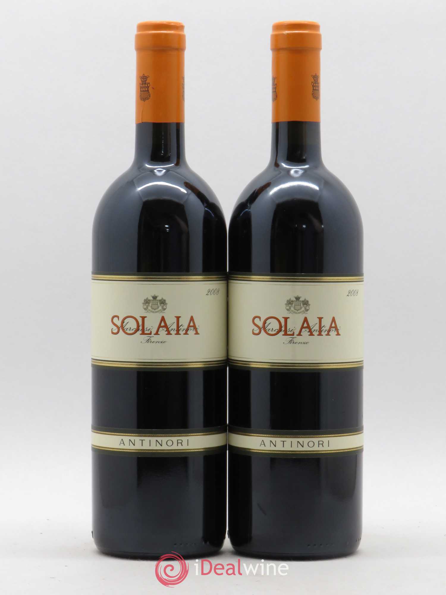 Toscana IGT Solaia Tenuta Tignanello - Marchesi Antinori 2008 - Lot de 2 bouteilles - 0