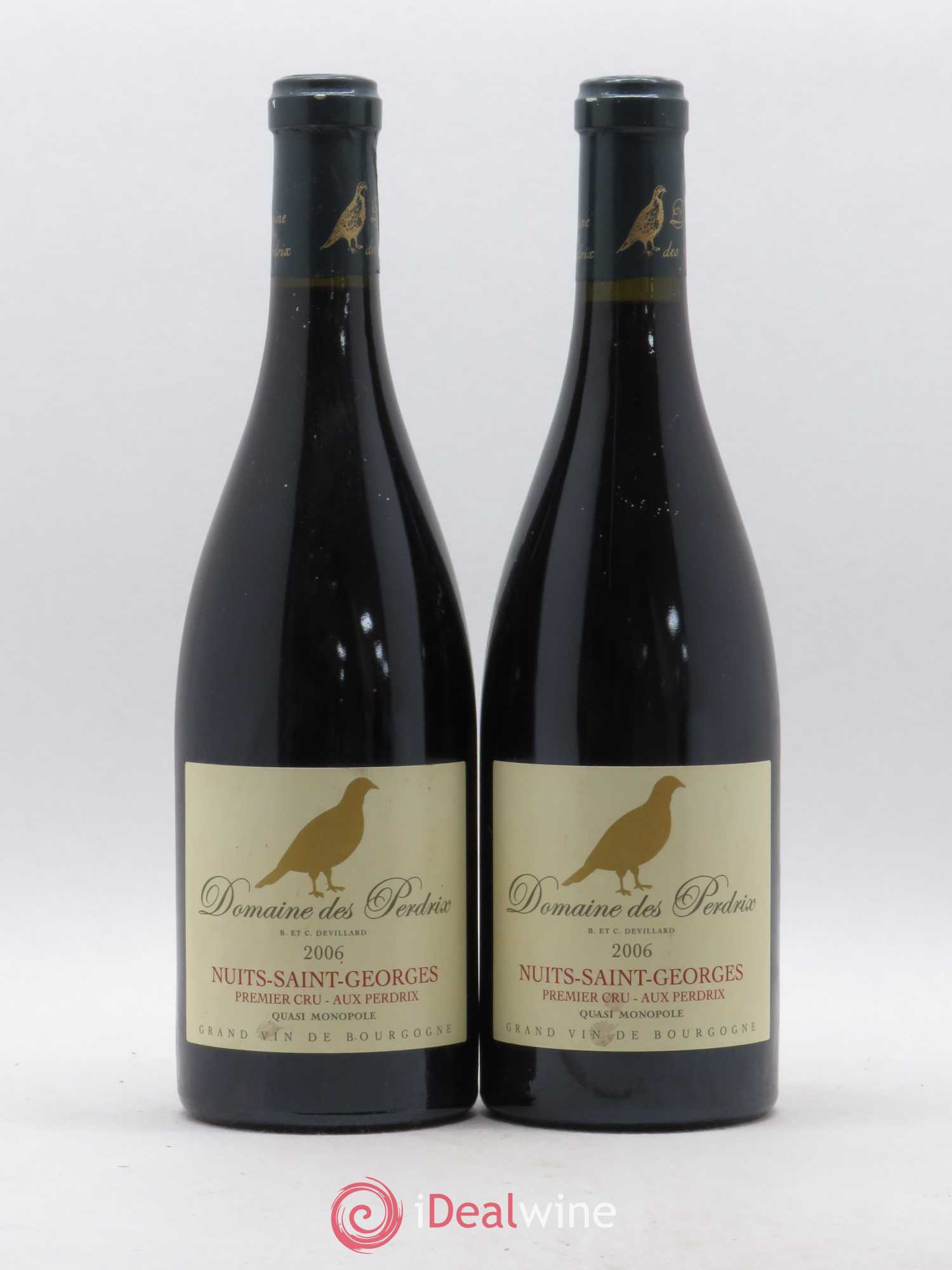 Nuits-Saint-Georges 1er Cru Aux Perdrix Perdrix (Domaine des) 2006 - Lot de 2 bouteilles - 0