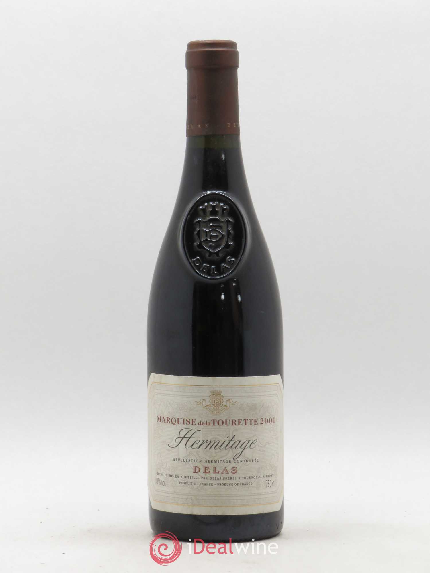 Hermitage Marquise de la Tourette Delas Frères 2000 - Lot de 1 bouteille - 0