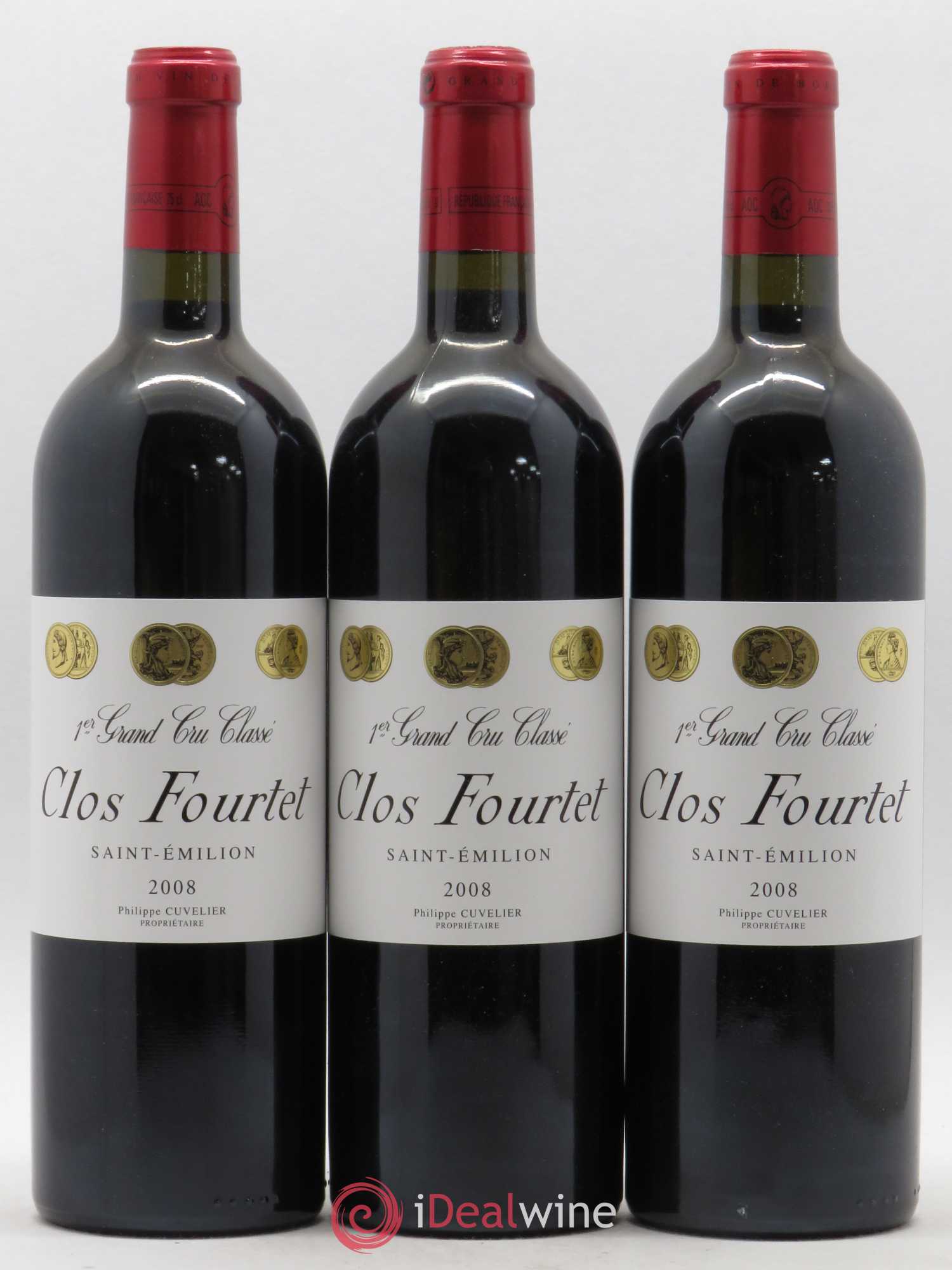 Clos Fourtet 1er Grand Cru Classé B 2008 - Lot of 6 bottles - 2