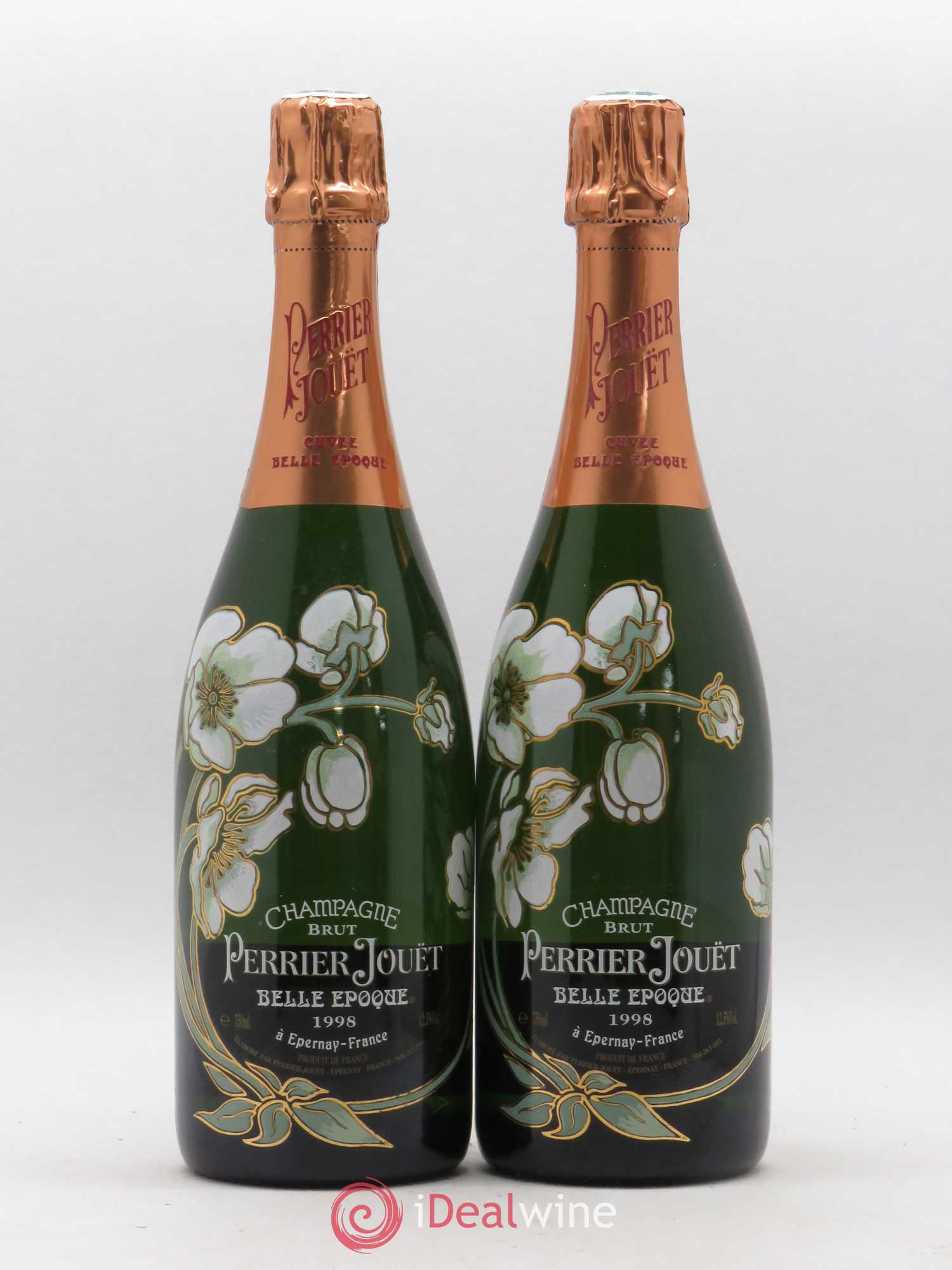 Cuvée Belle Epoque Brut Perrier-Jouët 1998 - Lot de 2 bouteilles - 0