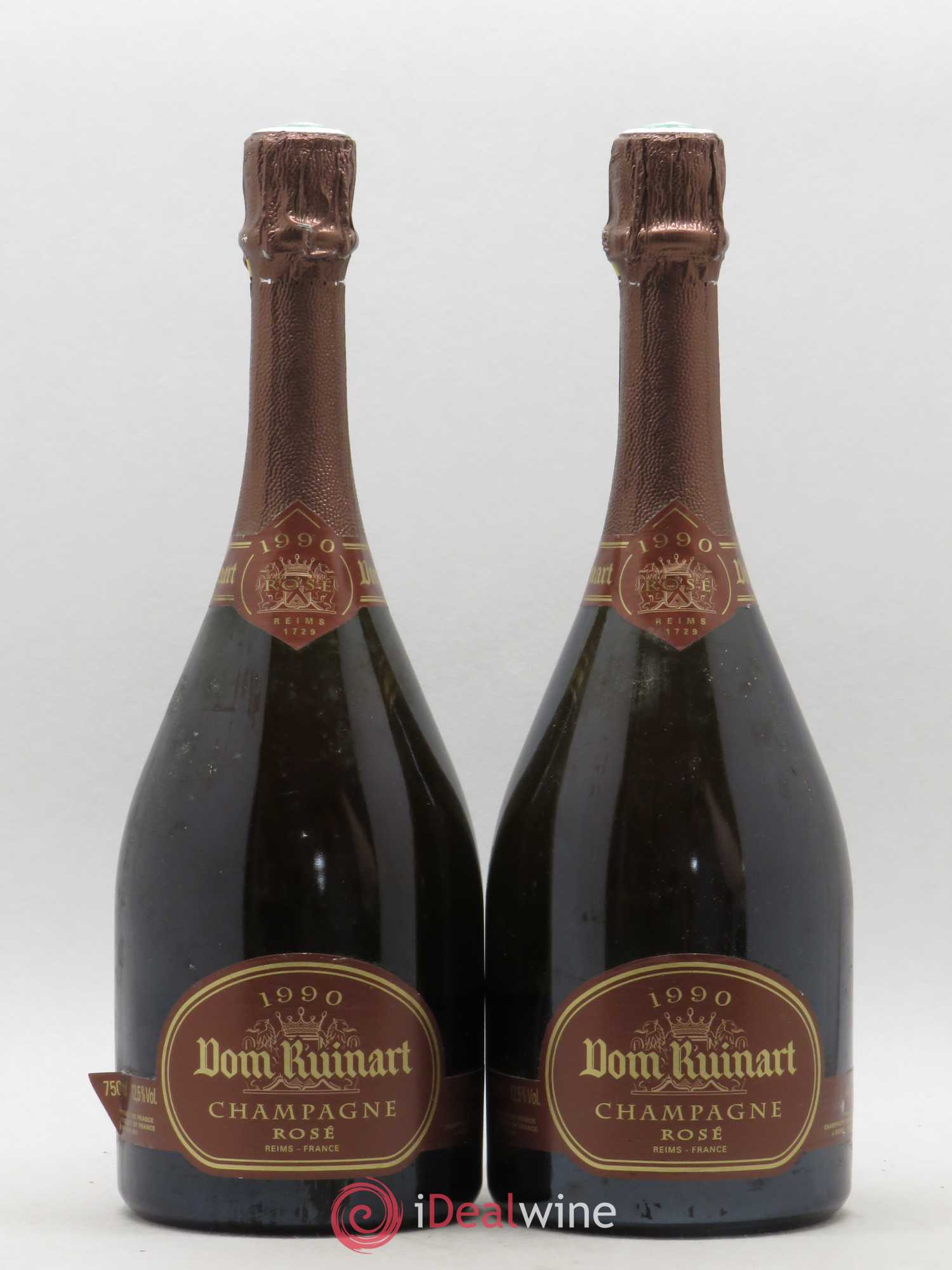 Dom Ruinart Brut Ruinart 1990 - Lot de 2 bouteilles - 0