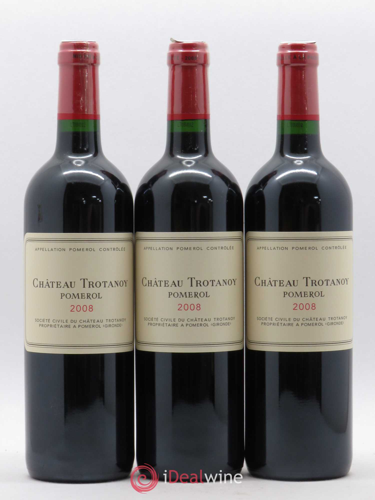Château Trotanoy 2008 - Lot de 6 bouteilles - 3