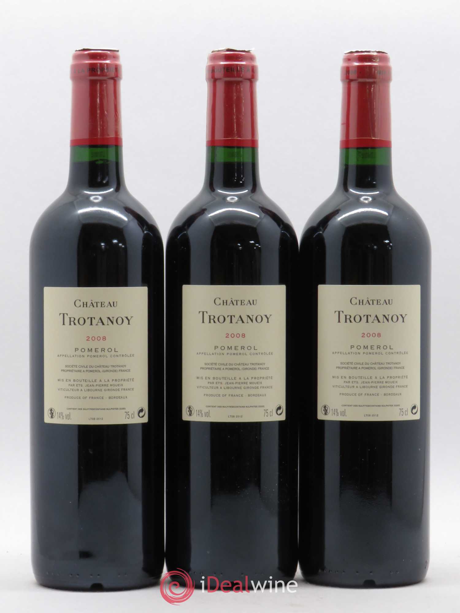 Château Trotanoy 2008 - Lot de 6 bouteilles - 4