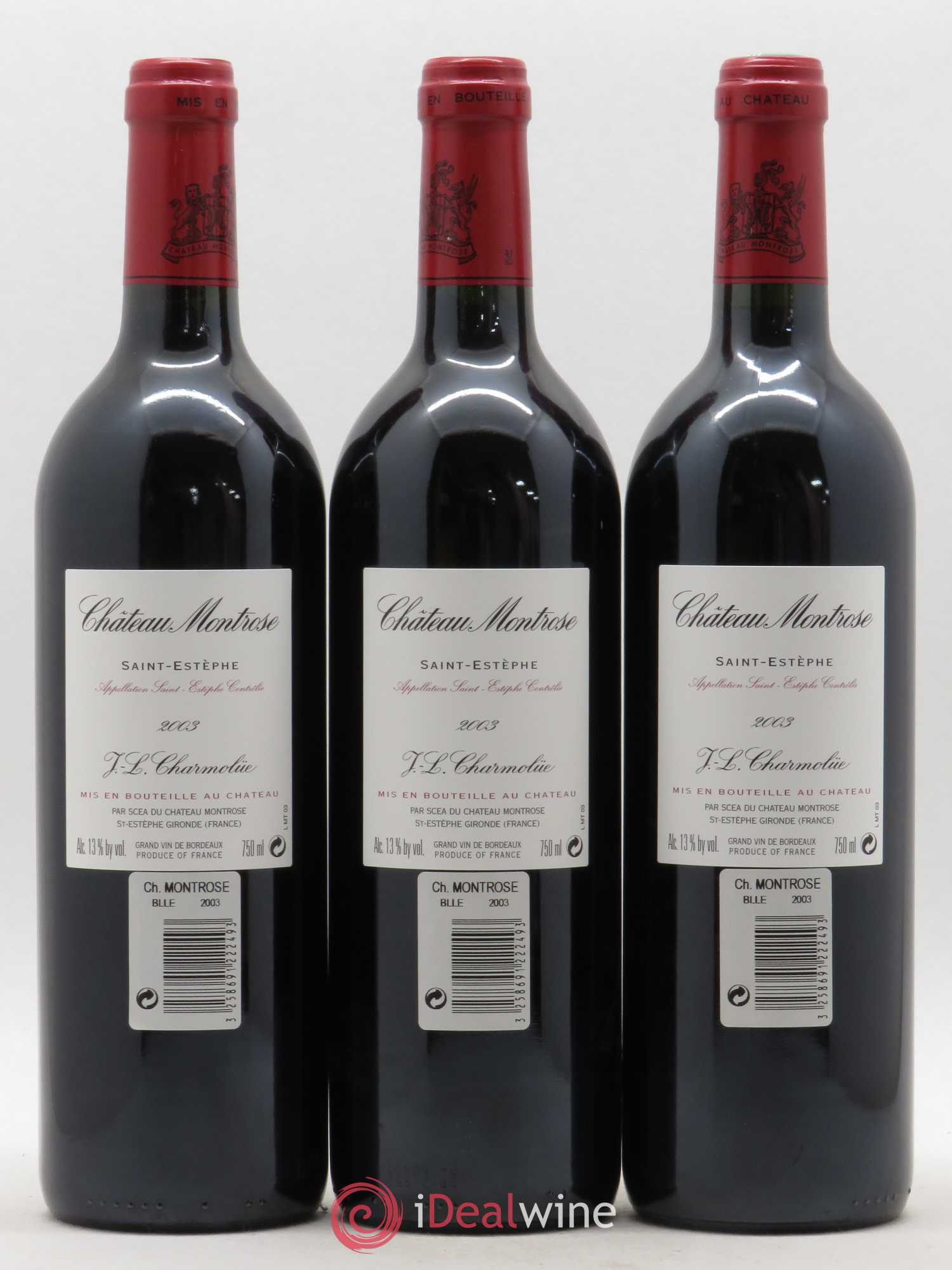 Château Montrose 2ème Grand Cru Classé 2003 - Lot de 6 bouteilles - 2