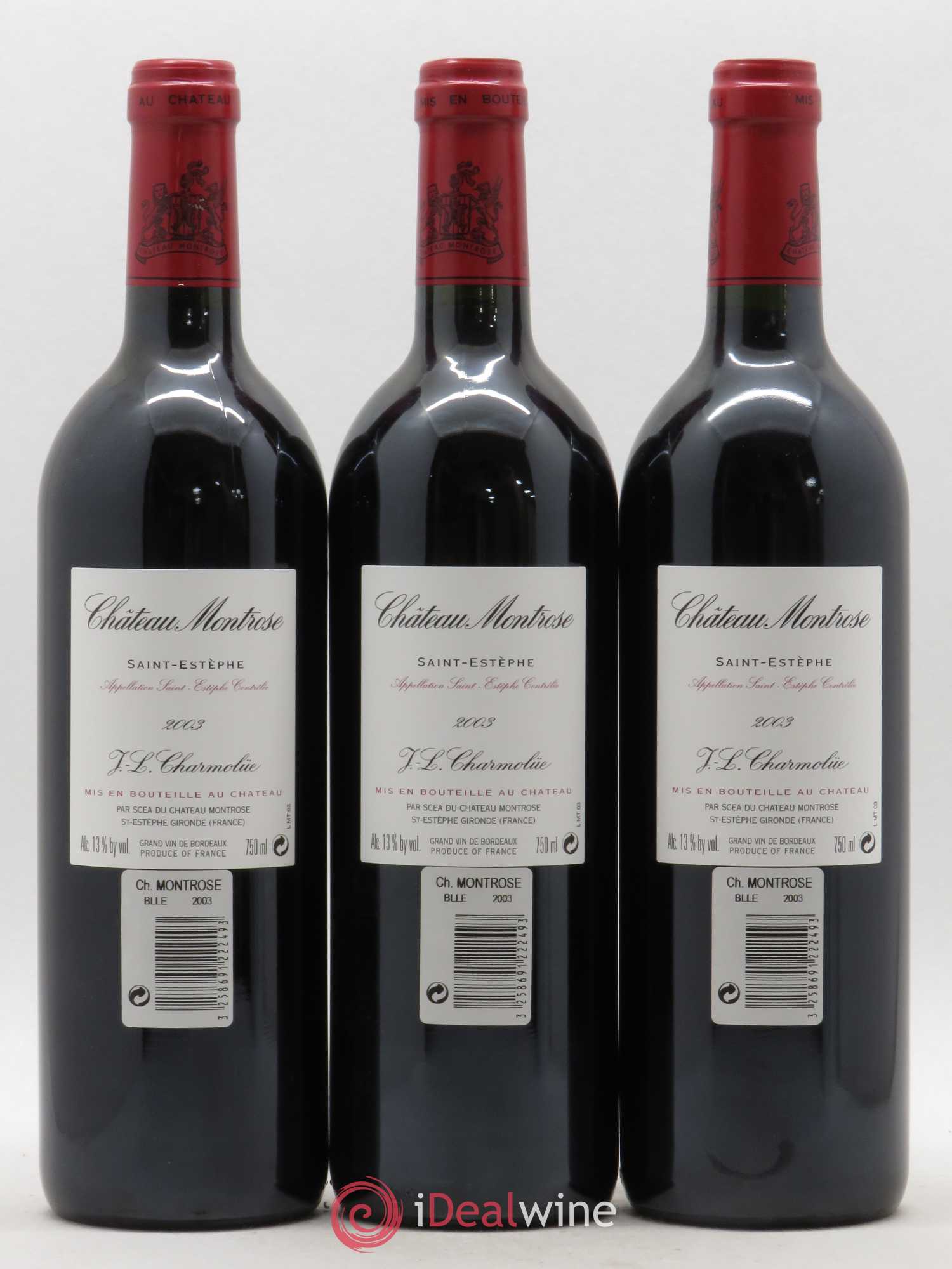 Château Montrose 2ème Grand Cru Classé 2003 - Lot de 6 bouteilles - 4