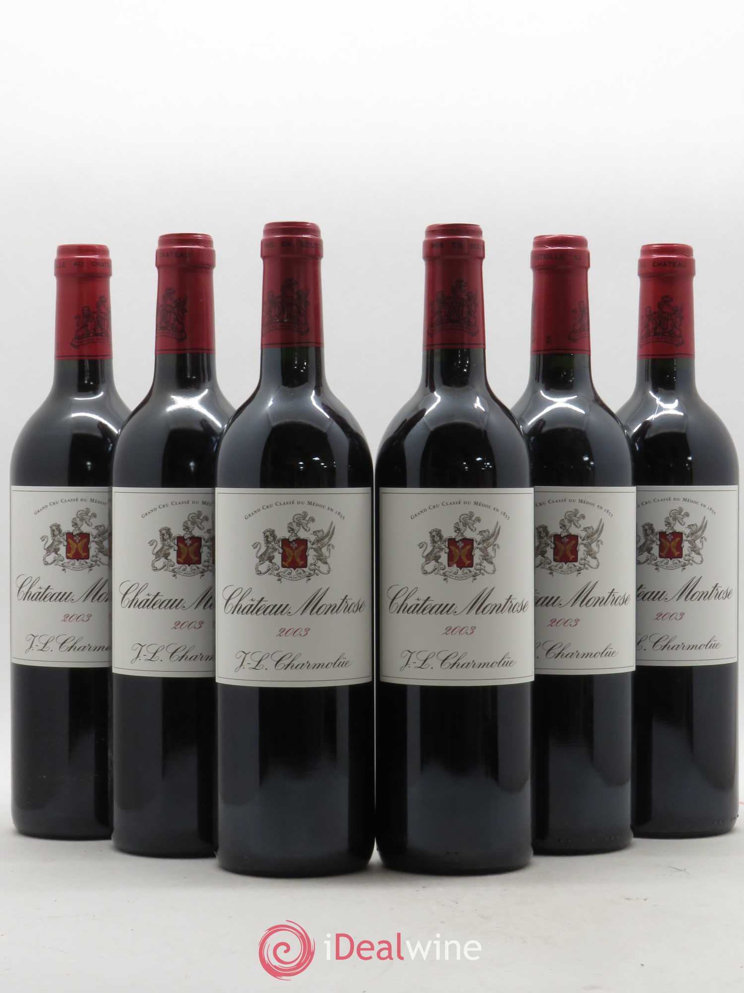 Château Montrose 2ème Grand Cru Classé 2003 - Lot de 6 bouteilles - 0