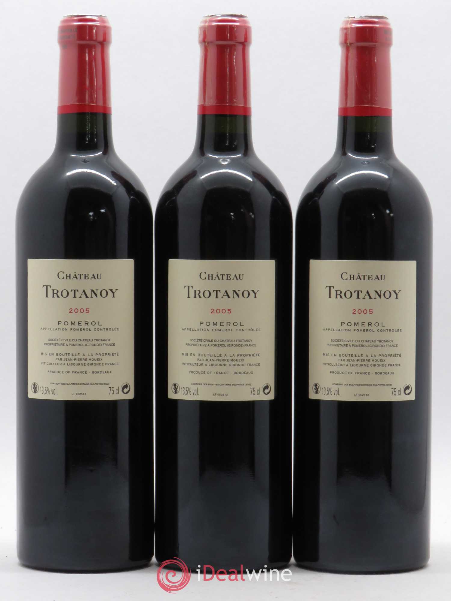 Château Trotanoy 2005 - Lot de 6 bouteilles - 2