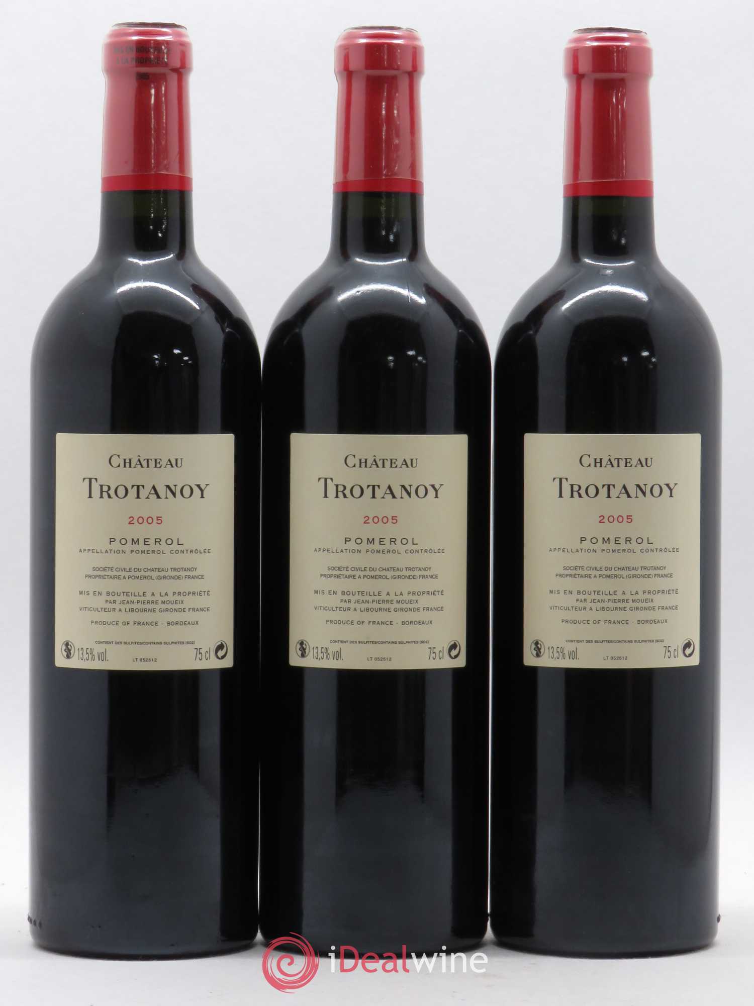 Château Trotanoy 2005 - Lot de 6 bouteilles - 4