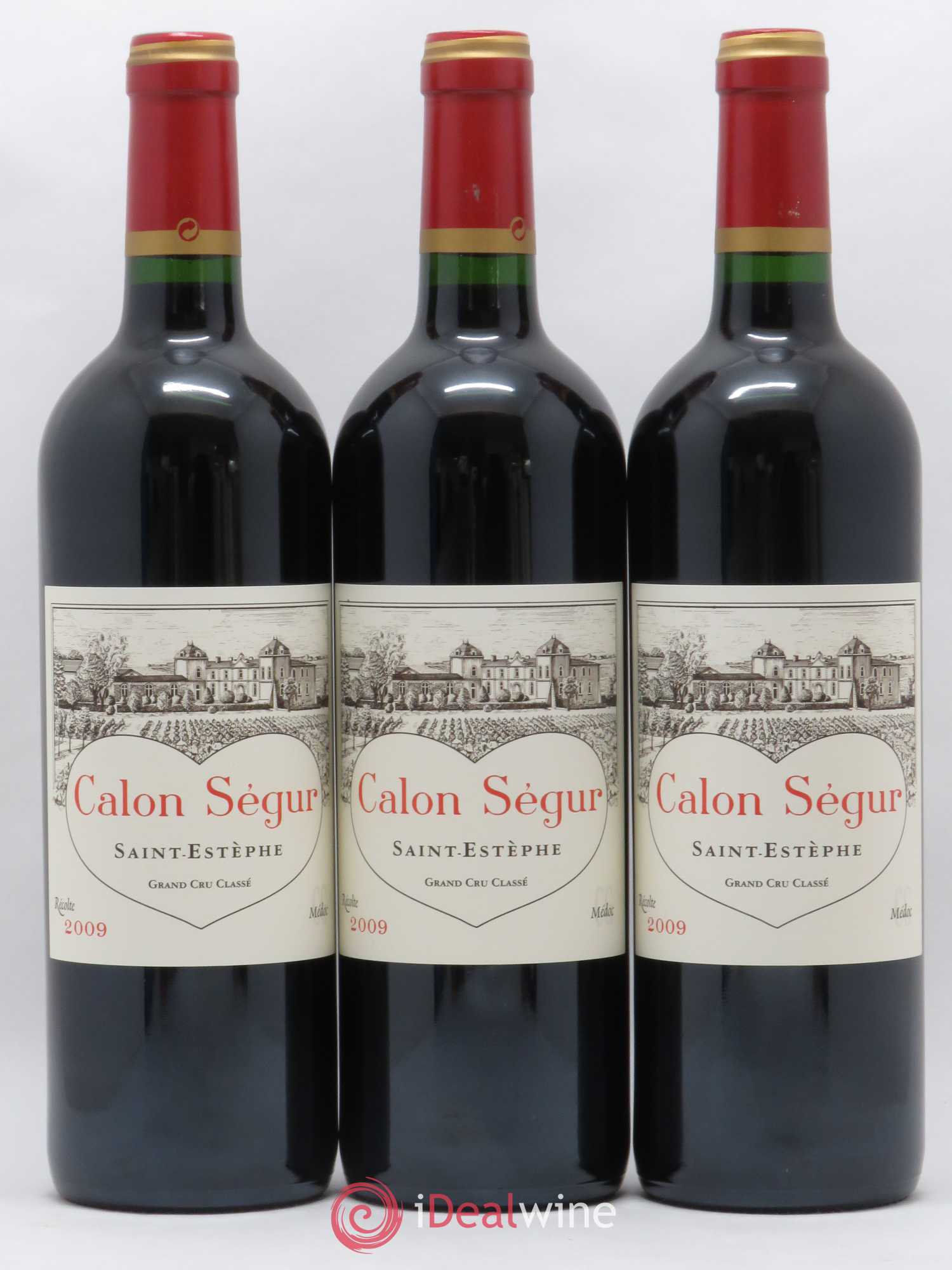Château Calon Ségur 3ème Grand Cru Classé 2009 - Lot de 6 bouteilles - 1