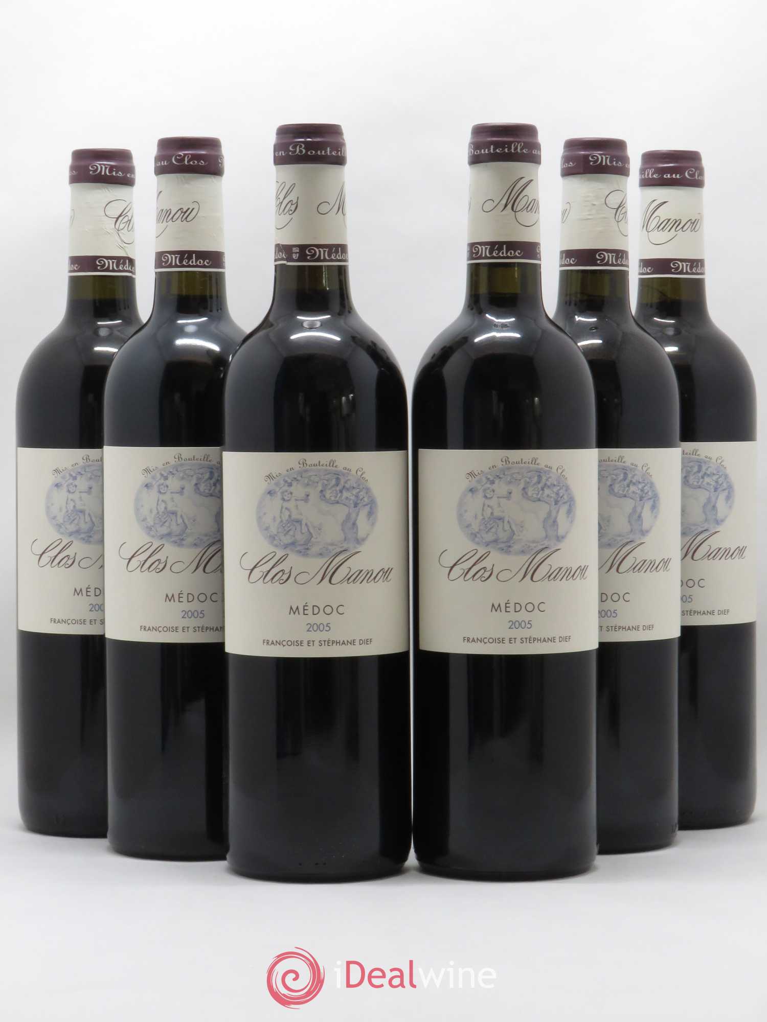 Clos Manou 2005 - Lot de 6 bouteilles - 0