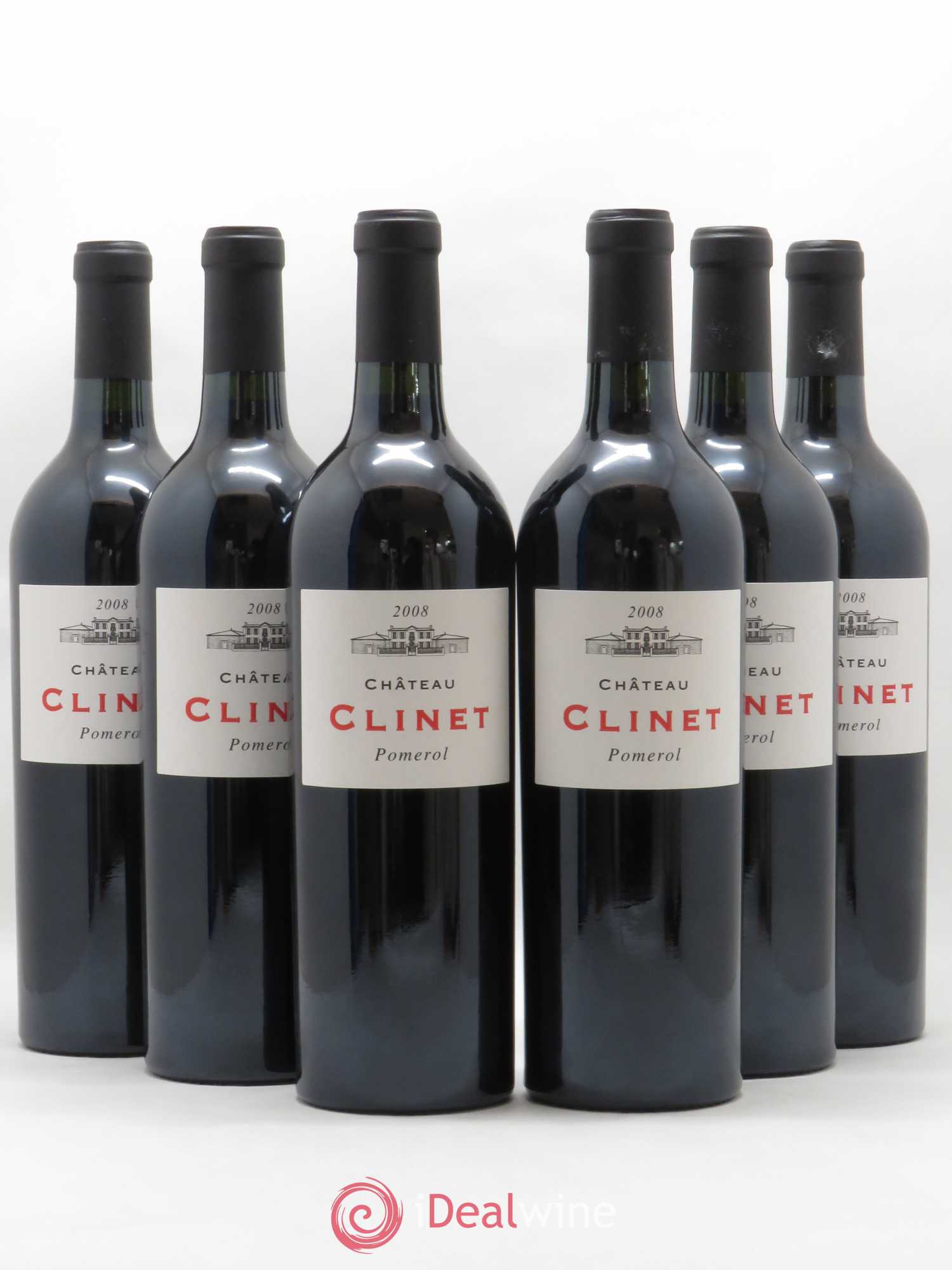 Château Clinet 2008 - Lot de 6 bouteilles - 0