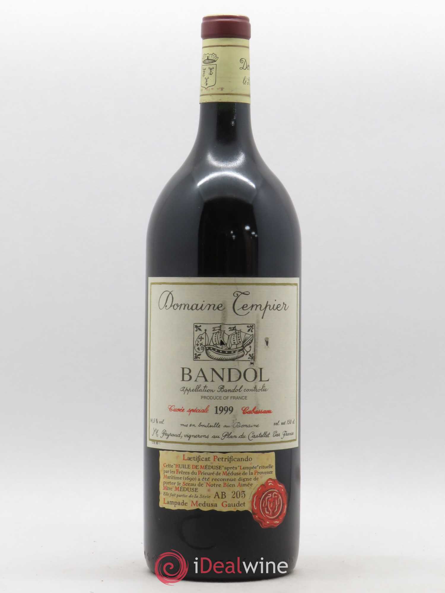 Bandol Domaine Tempier Cuvée Cabassaou Famille Peyraud 1999 - Lot de 1 magnum - 0