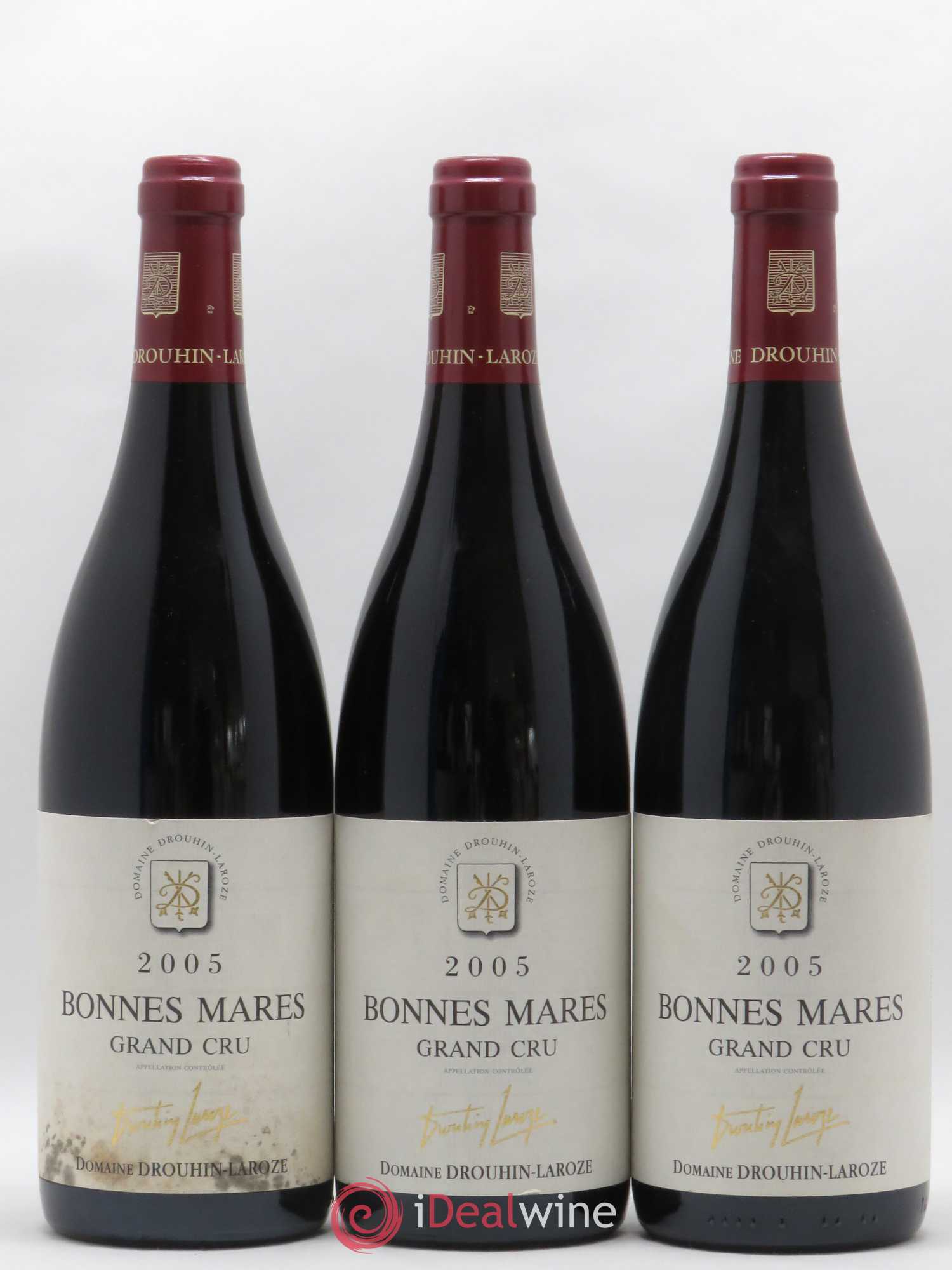 Bonnes-Mares Grand Cru Domaine Drouhin-Laroze 2005 - Lot de 3 bouteilles - 0