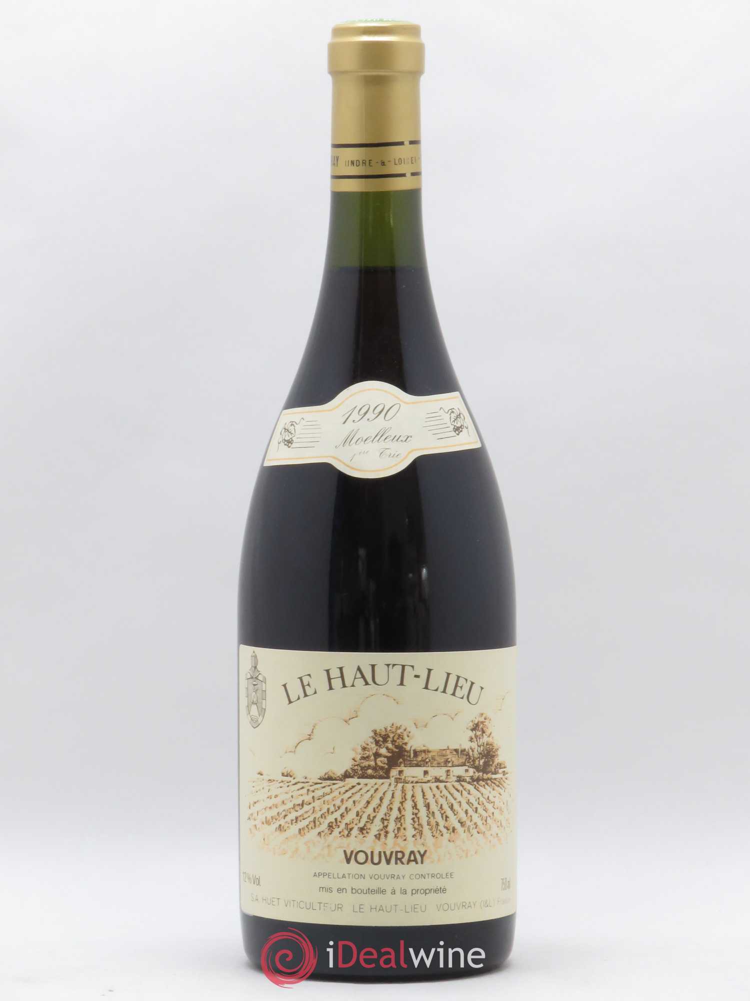 Vouvray Le Haut-Lieu Moelleux 1ère Trie Domaine Huet 1990 - Lotto di 1 bottiglia - 0
