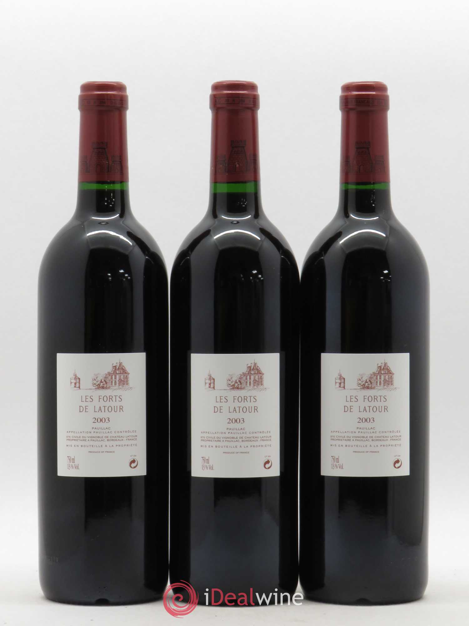 Les Forts de Latour Second Vin 2003 - Lot de 6 bouteilles - 2