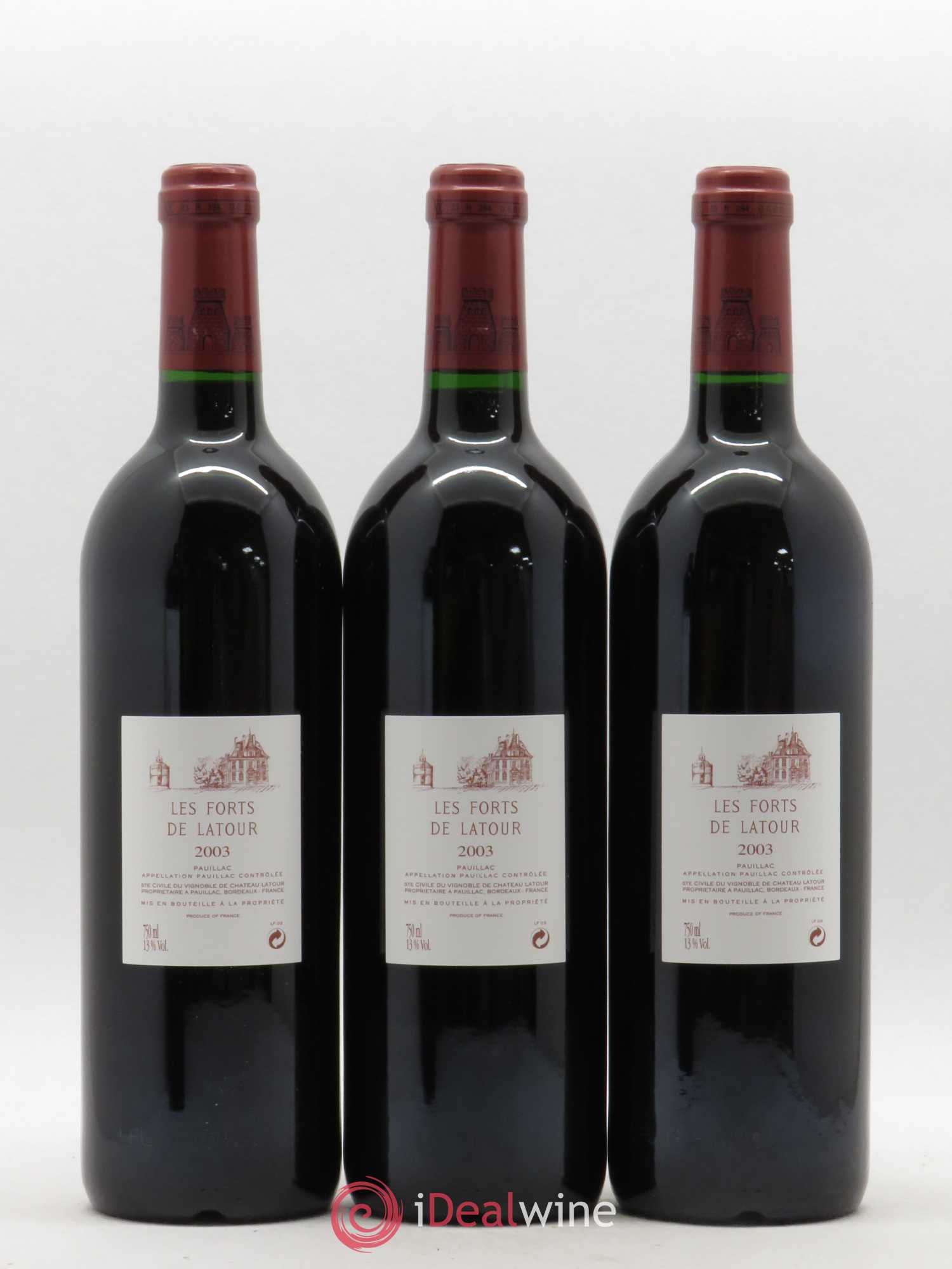 Les Forts de Latour Second Vin 2003 - Lot de 6 bouteilles - 4