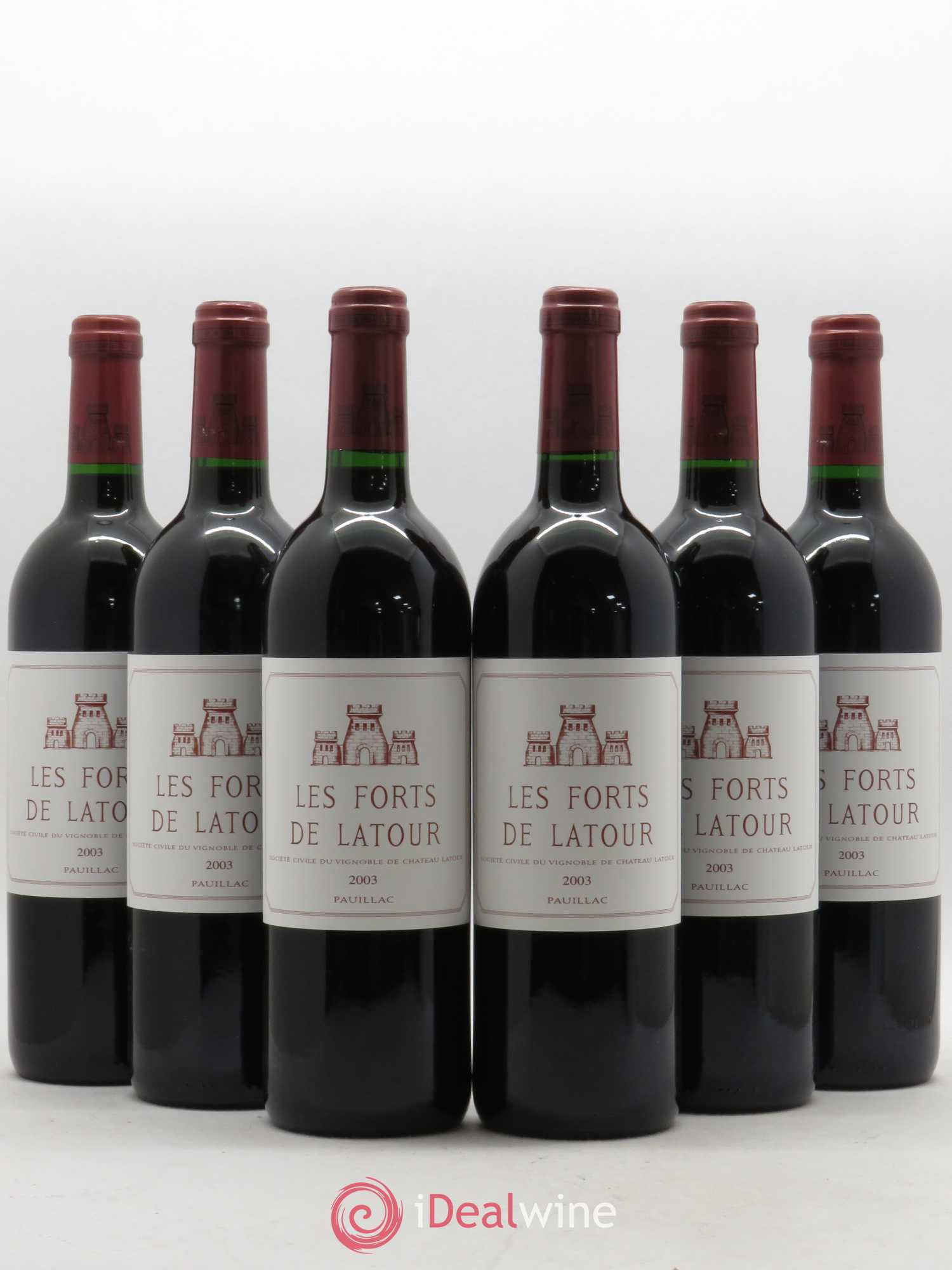 Les Forts de Latour Second Vin 2003 - Lot de 6 bouteilles - 0