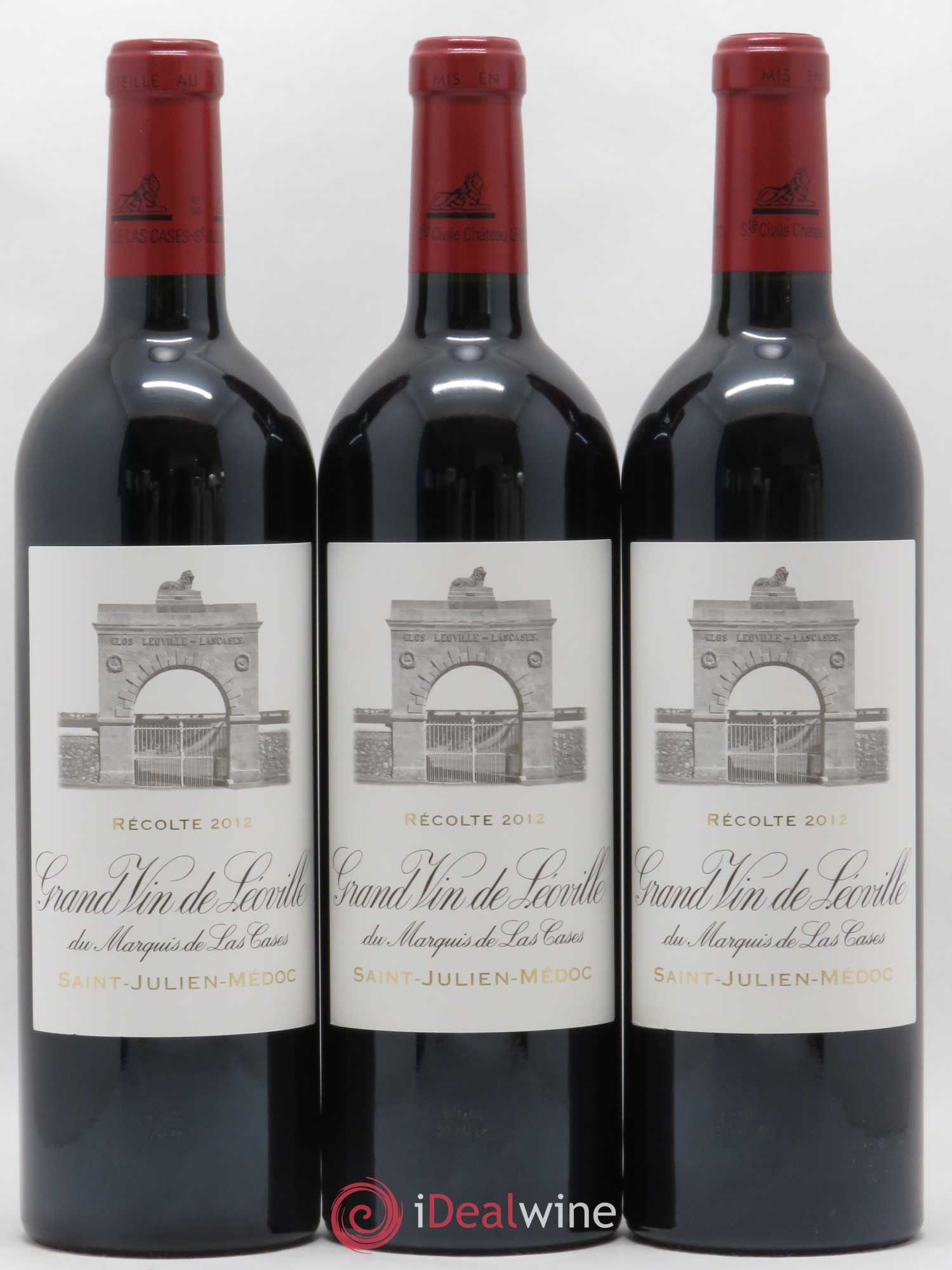 Château Léoville Las Cases 2ème Grand Cru Classé 2012 - Lot de 6 bouteilles - 1