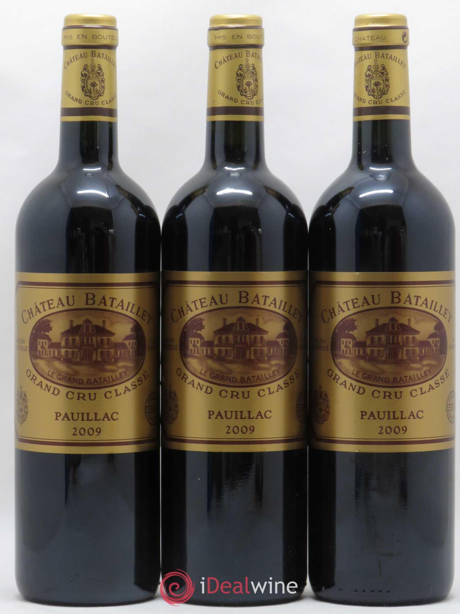 Château Batailley 5ème Grand Cru Classé 2009 - Lot de 3 bouteilles - 0