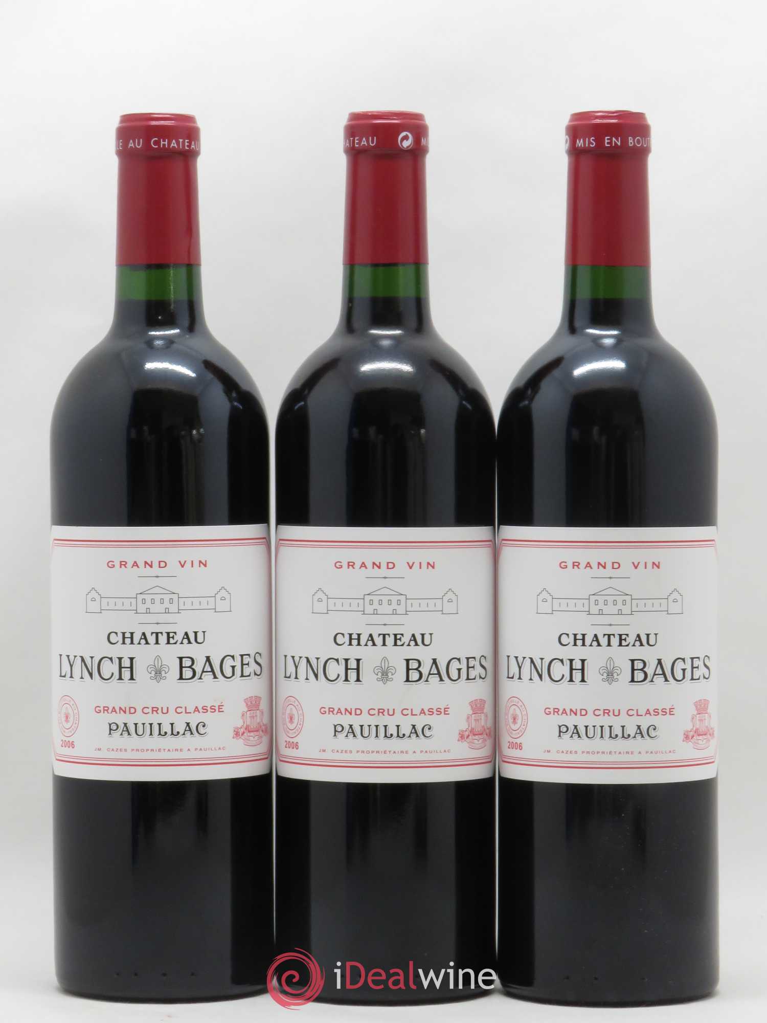 Château Lynch Bages 5ème Grand Cru Classé 2006 - Lot de 6 bouteilles - 1