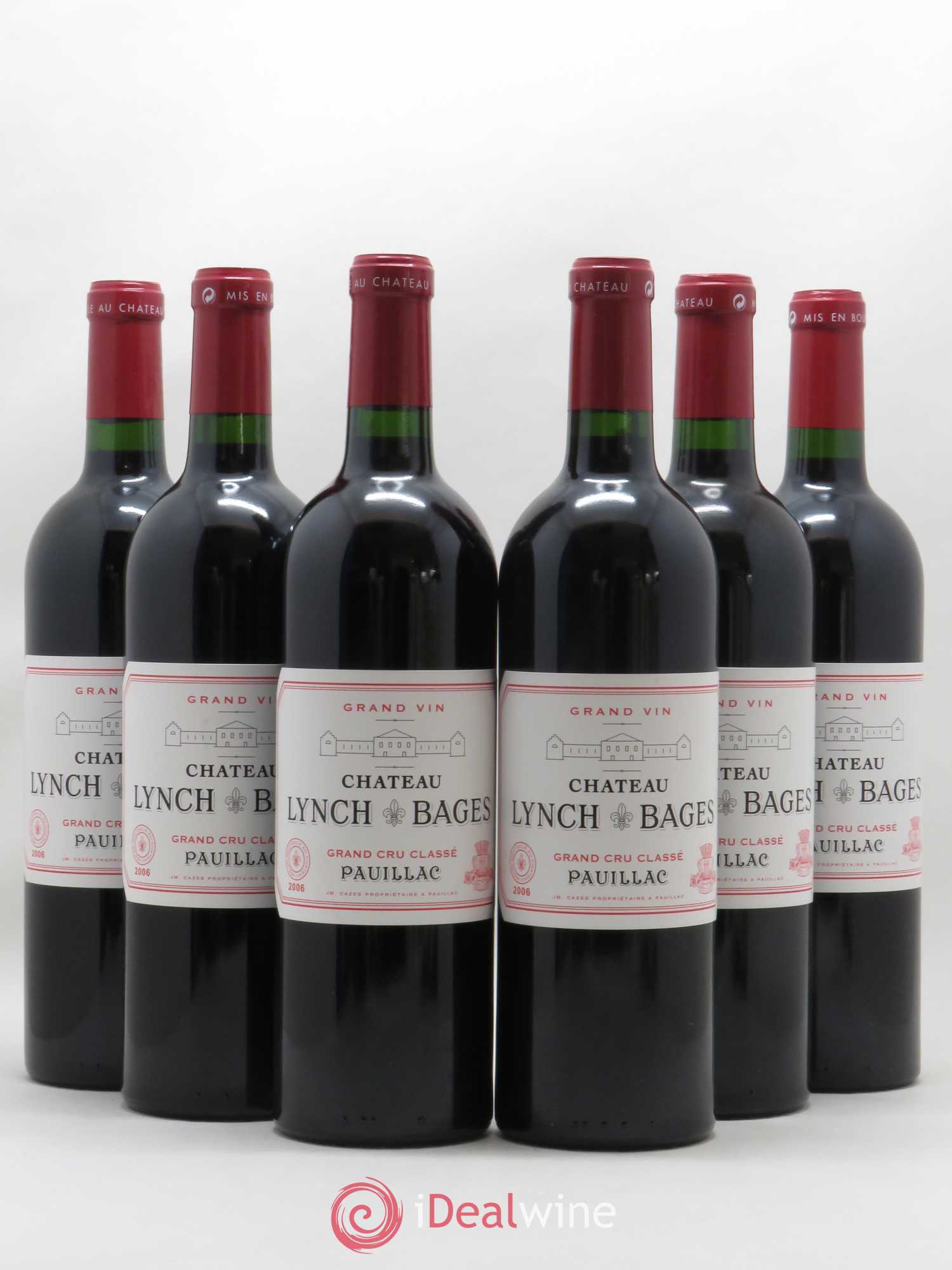 Château Lynch Bages 5ème Grand Cru Classé 2006 - Lot de 6 bouteilles - 0