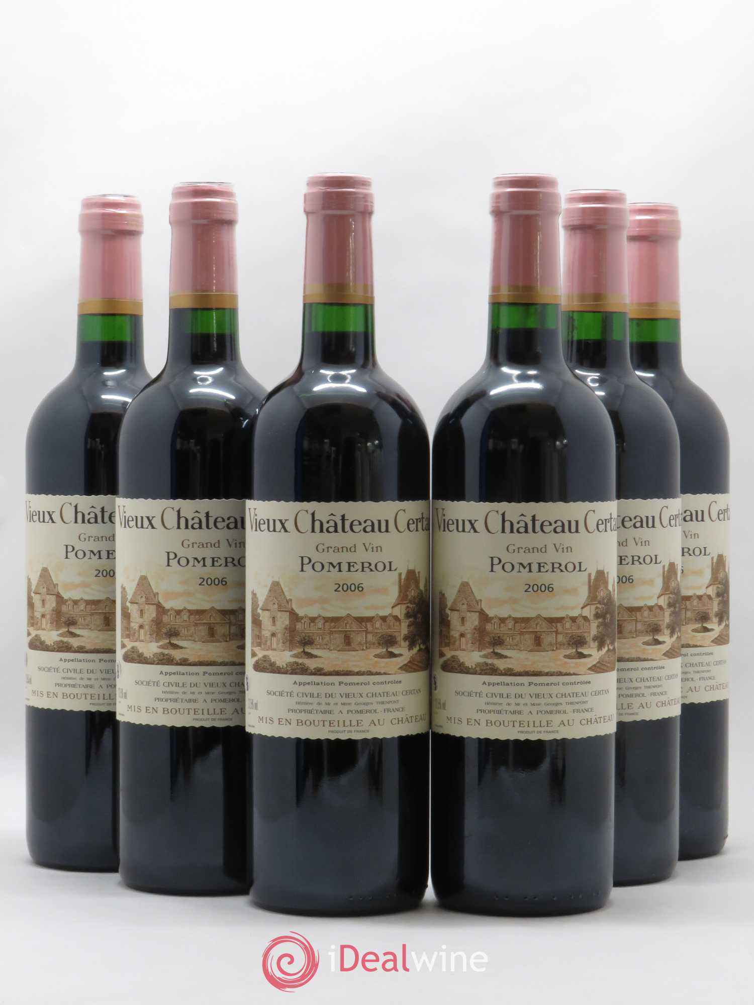 Vieux Château Certan 2006 - Lot de 6 bouteilles - 0
