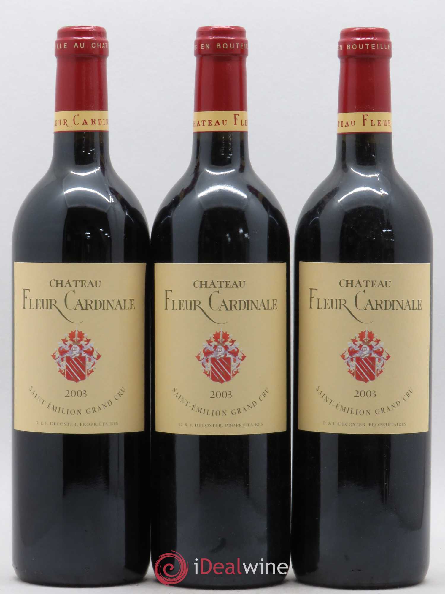 Château Fleur Cardinale Grand Cru Classé 2003 - Lot de 12 bouteilles - 1