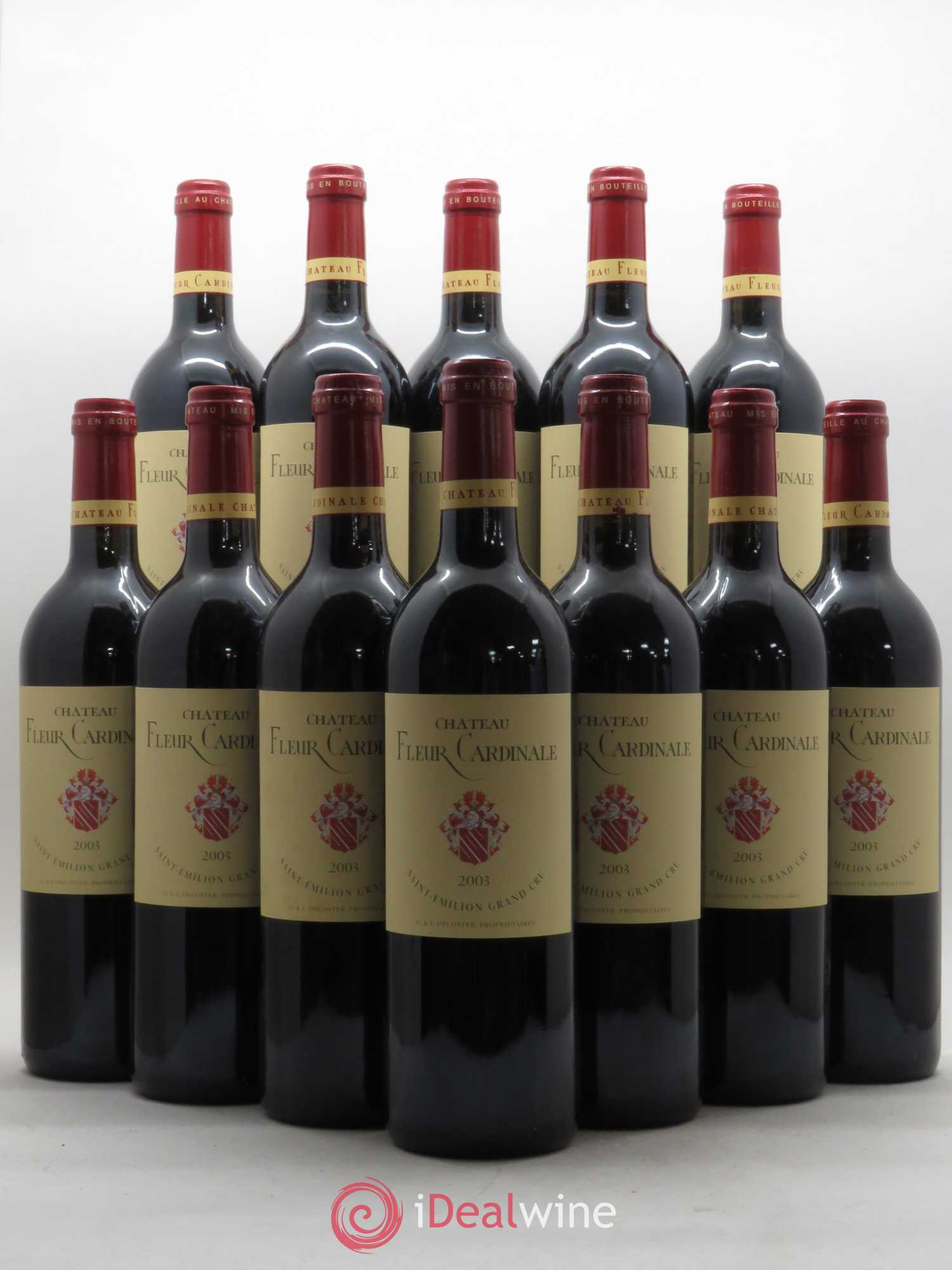 Château Fleur Cardinale Grand Cru Classé 2003 - Lot de 12 bouteilles - 0