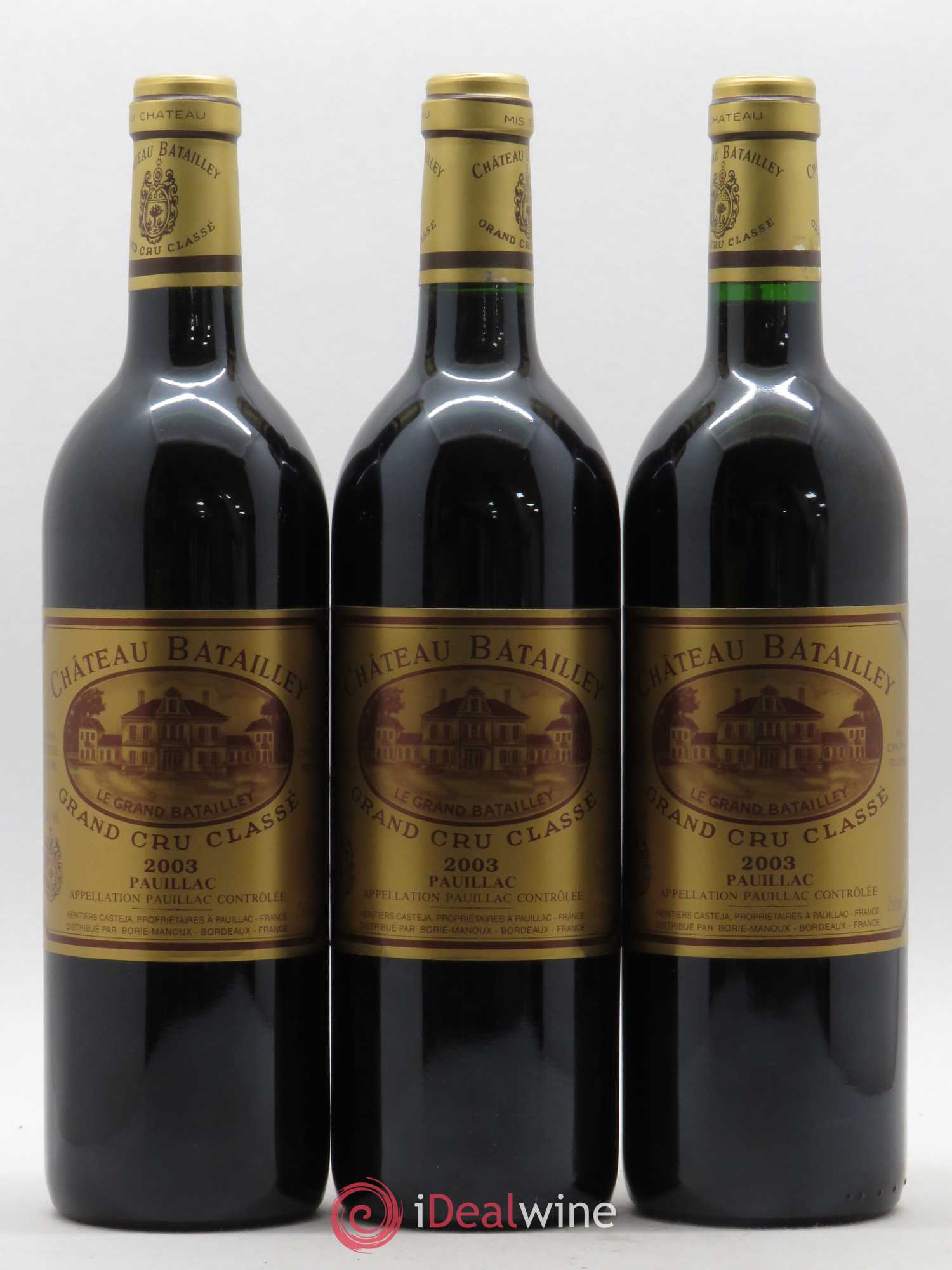 Château Batailley 5ème Grand Cru Classé 2003 - Lot de 12 bouteilles - 1