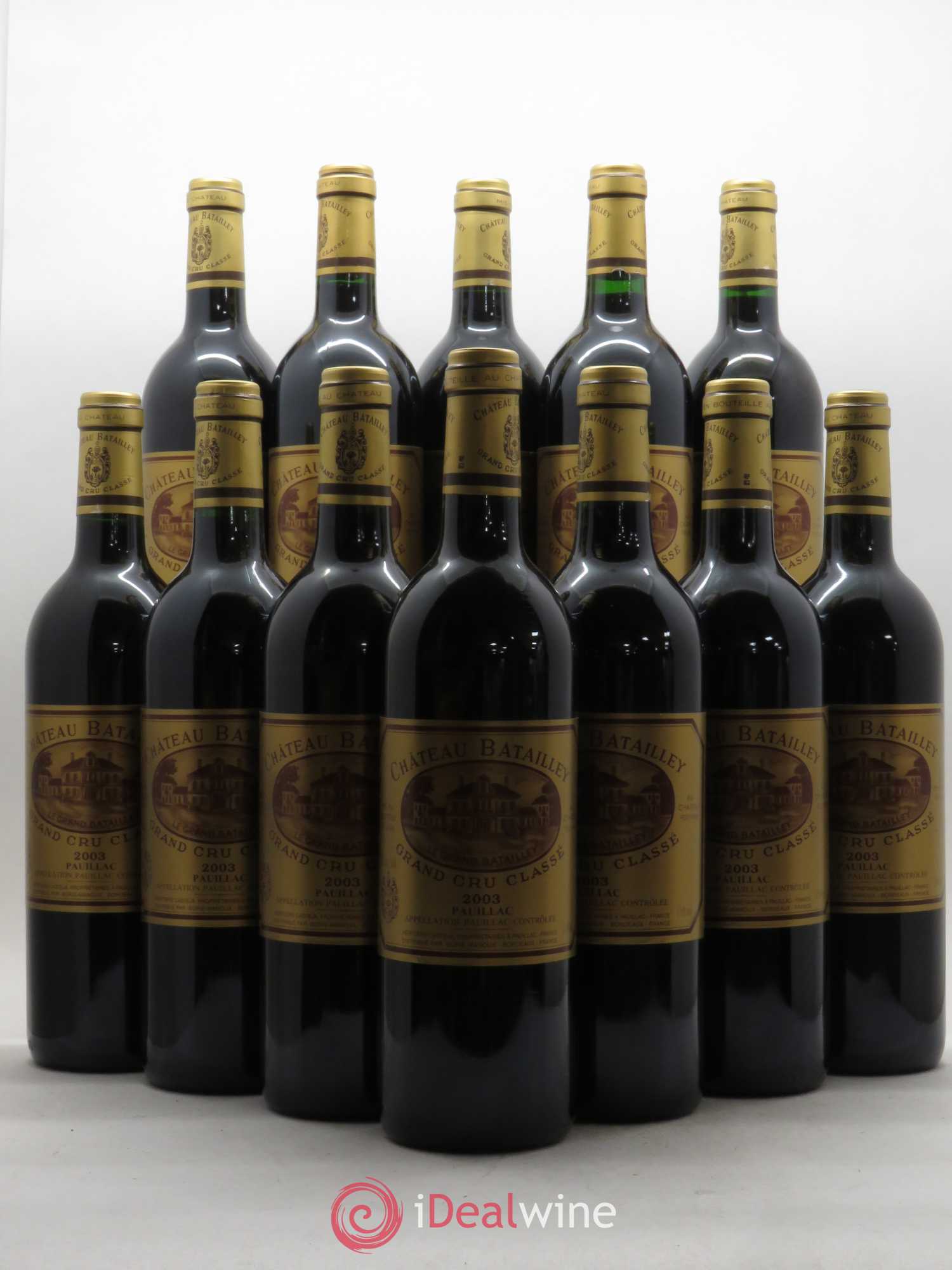 Château Batailley 5ème Grand Cru Classé 2003 - Lot de 12 bouteilles - 0