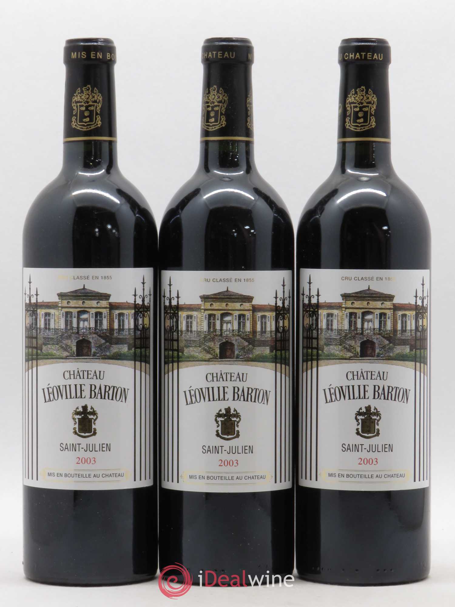 Château Léoville Barton 2ème Grand Cru Classé 2003 - Lot de 12 bouteilles - 1