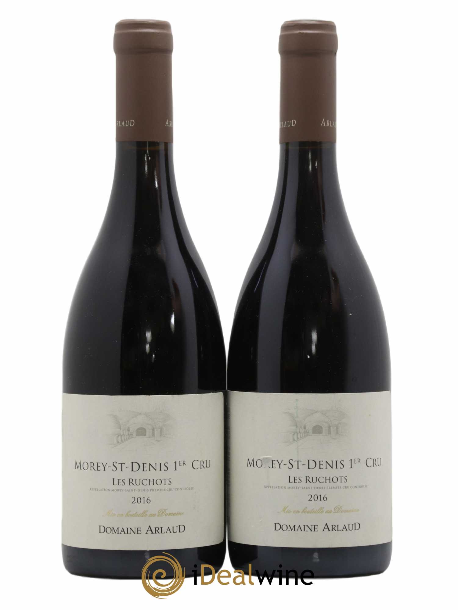 Morey-Saint-Denis 1er Cru Les Ruchots Arlaud 2016 - Lot de 2 bouteilles - 0