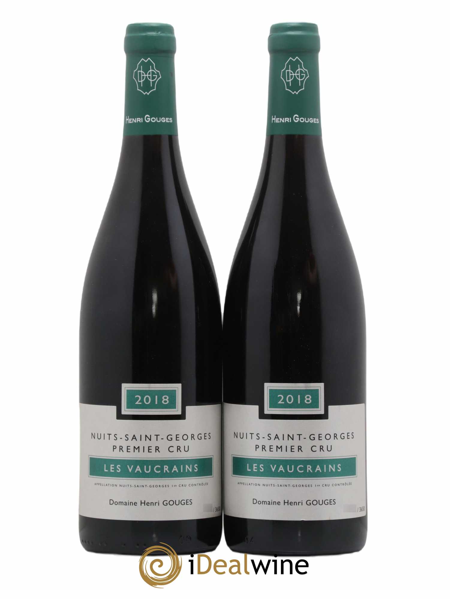 Nuits-Saint-Georges 1er Cru Les Vaucrains Henri Gouges 2018 - Lot de 2 bouteilles - 0