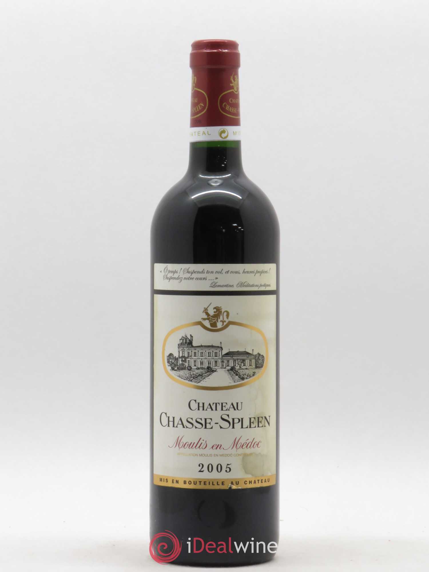 Château Chasse Spleen 2005 - Lot de 1 bouteille - 0