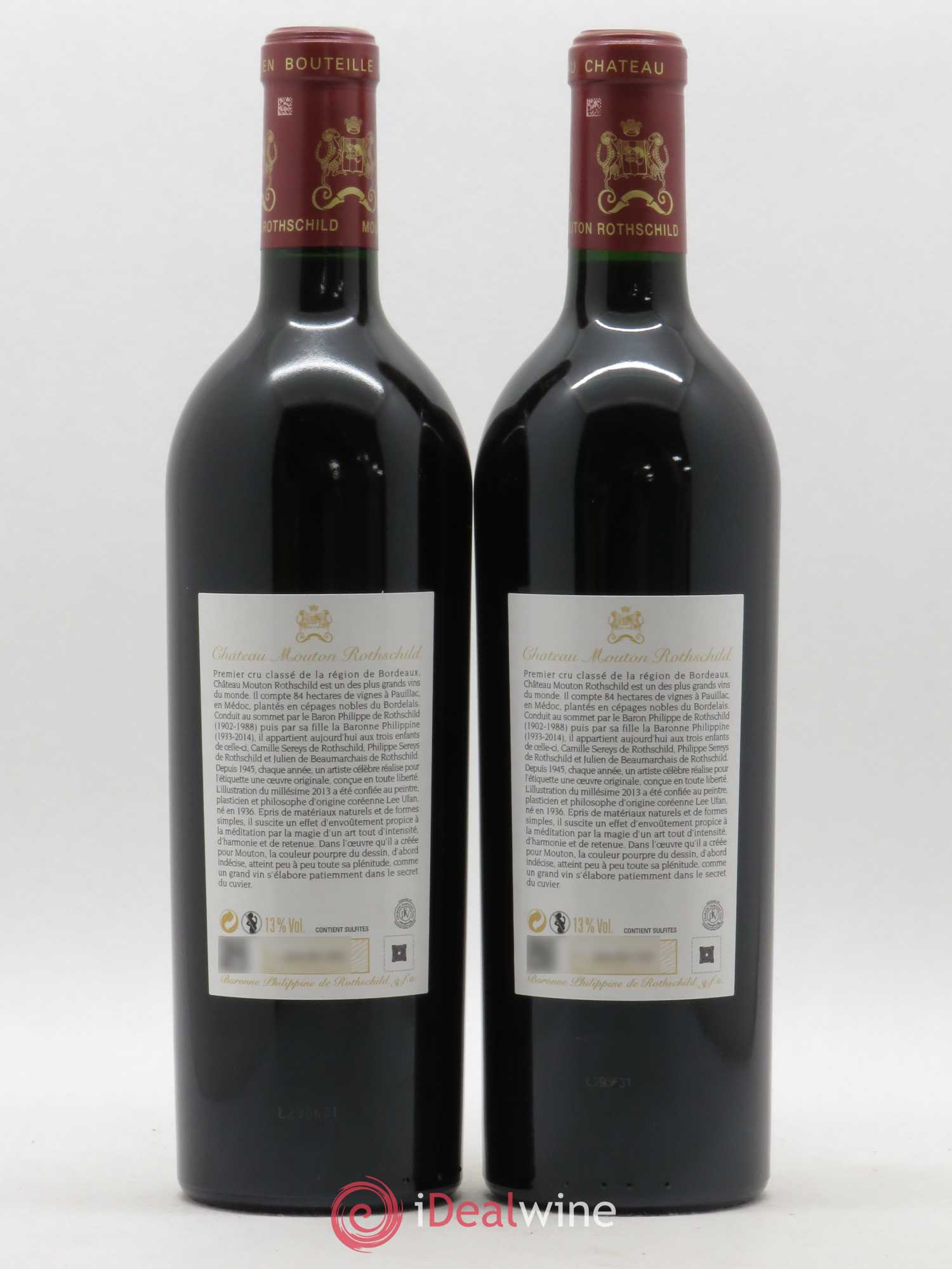 Buy Château Mouton Rothschild 1er Grand Cru Classé 2013 (lot