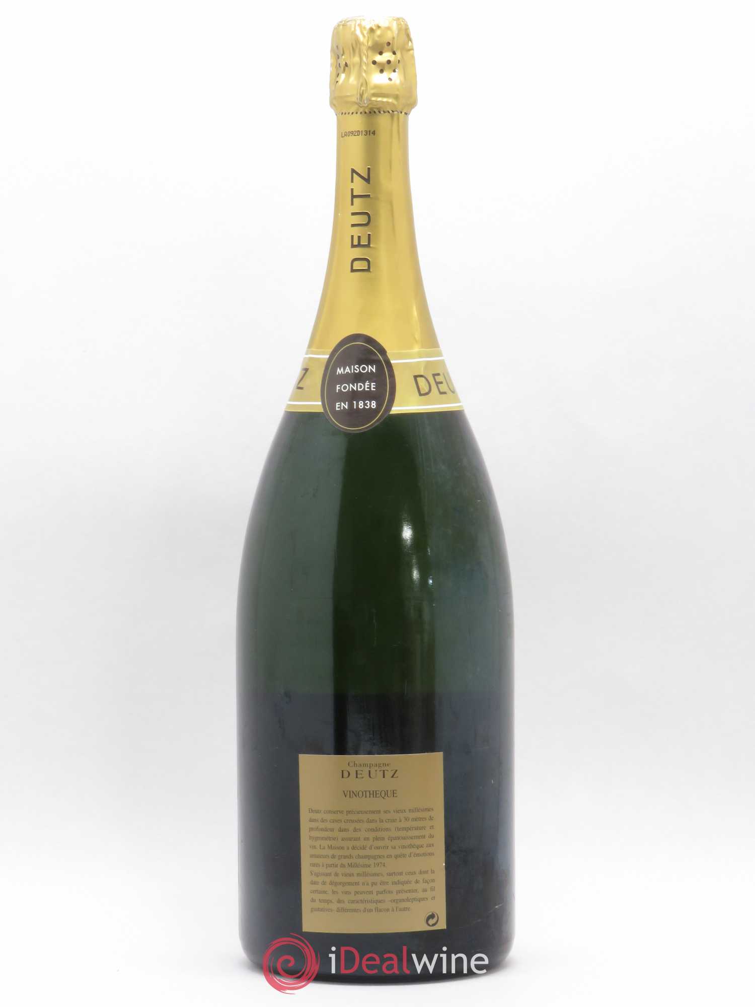 Brut Deutz Vinothèque 1988 - Lot of 1 magnum - 1