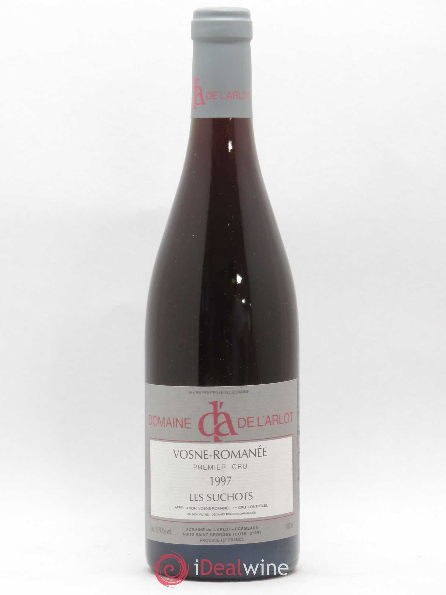 Vosne-Romanée 1er Cru Les Suchots Domaine de l'Arlot 1997 - Lot de 1 bouteille - 0