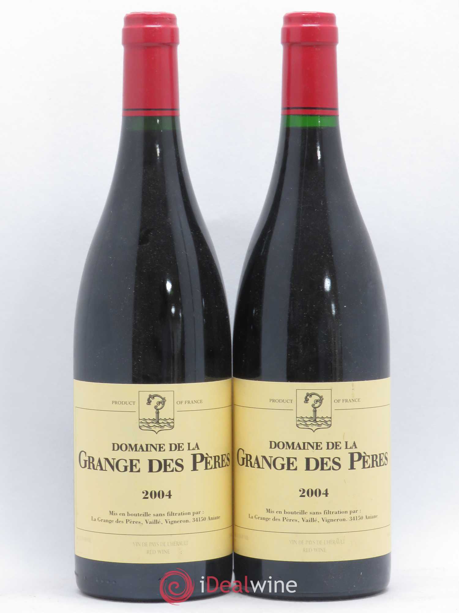 Pays d'Hérault Grange des Pères Laurent Vaillé 2004 - Lot de 2 bouteilles - 0
