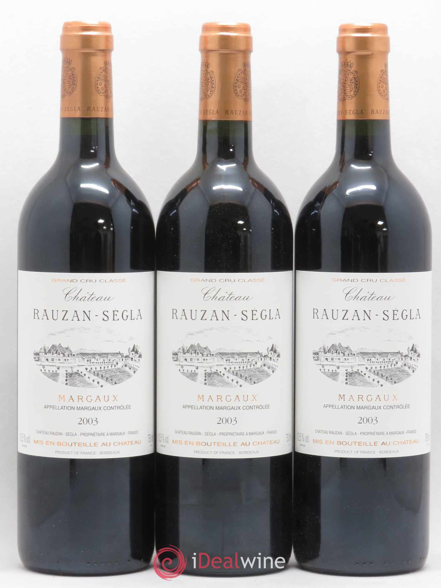 Château Rauzan Ségla Grand Cru Classé 2003 - Lot of 12 bottles - 2