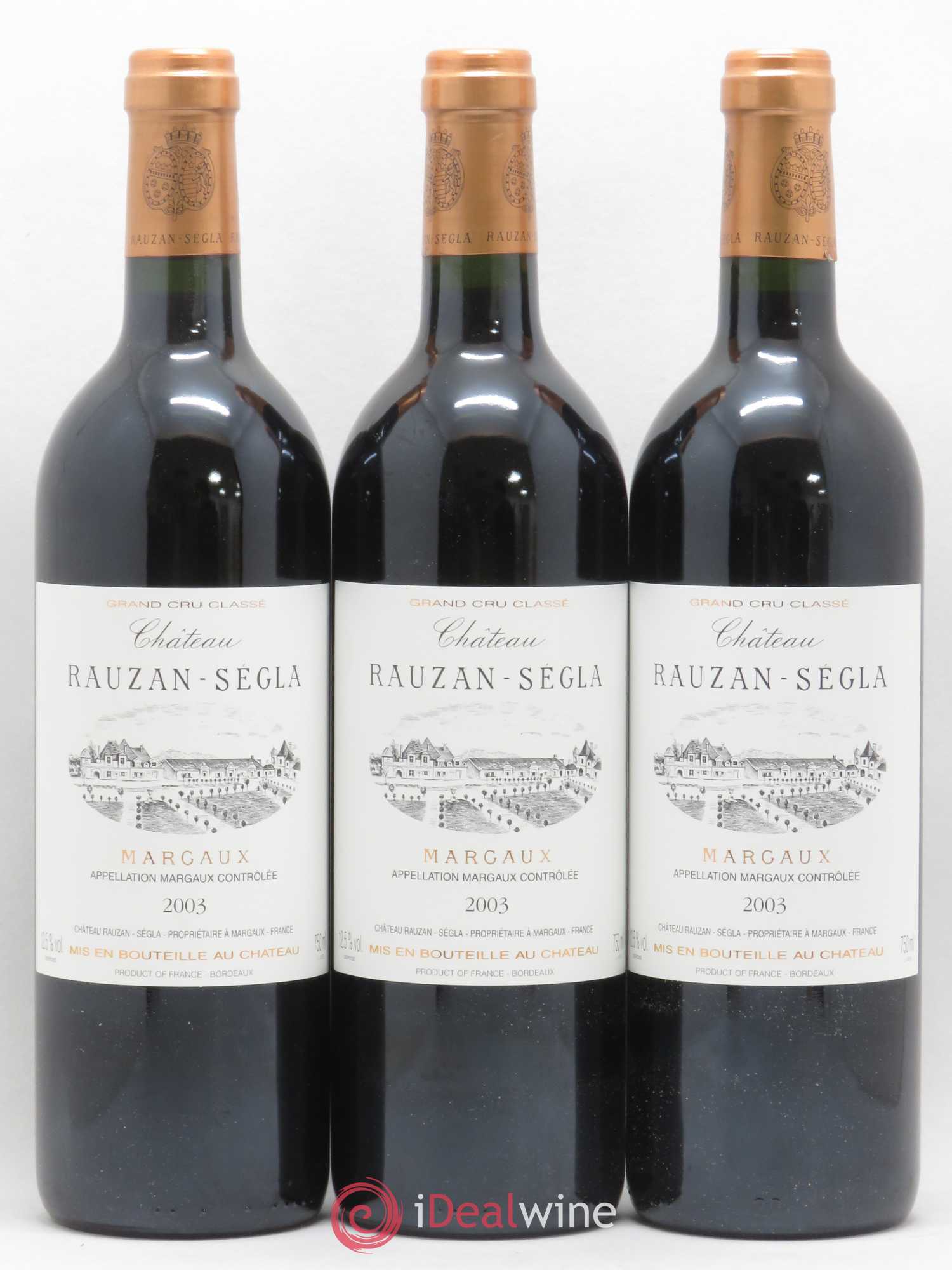 Château Rauzan Ségla Grand Cru Classé 2003 - Lot of 12 bottles - 3