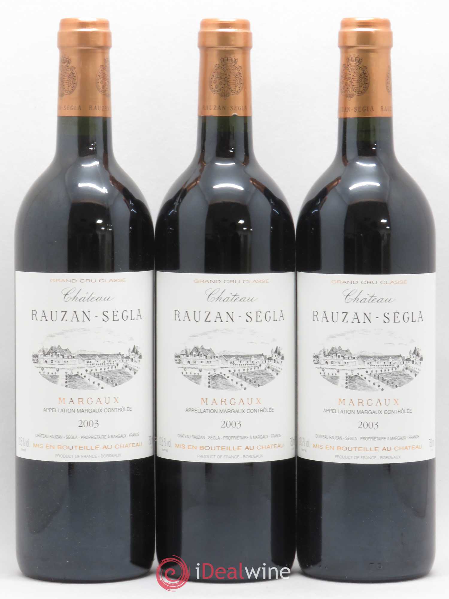 Château Rauzan Ségla Grand Cru Classé 2003 - Lot of 12 bottles - 4