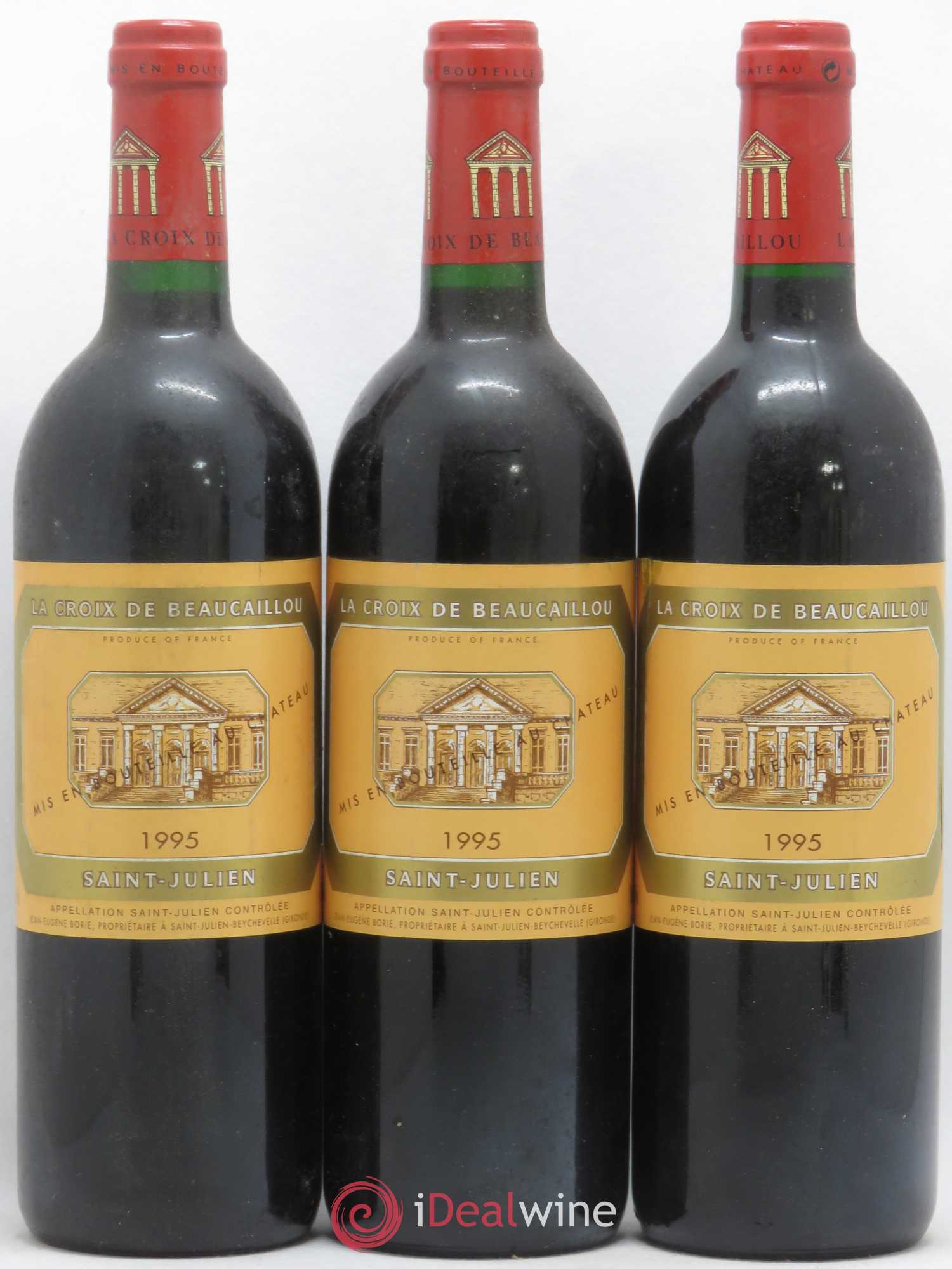 La Croix de Beaucaillou Second Vin 1995 - Lot de 3 bouteilles - 0