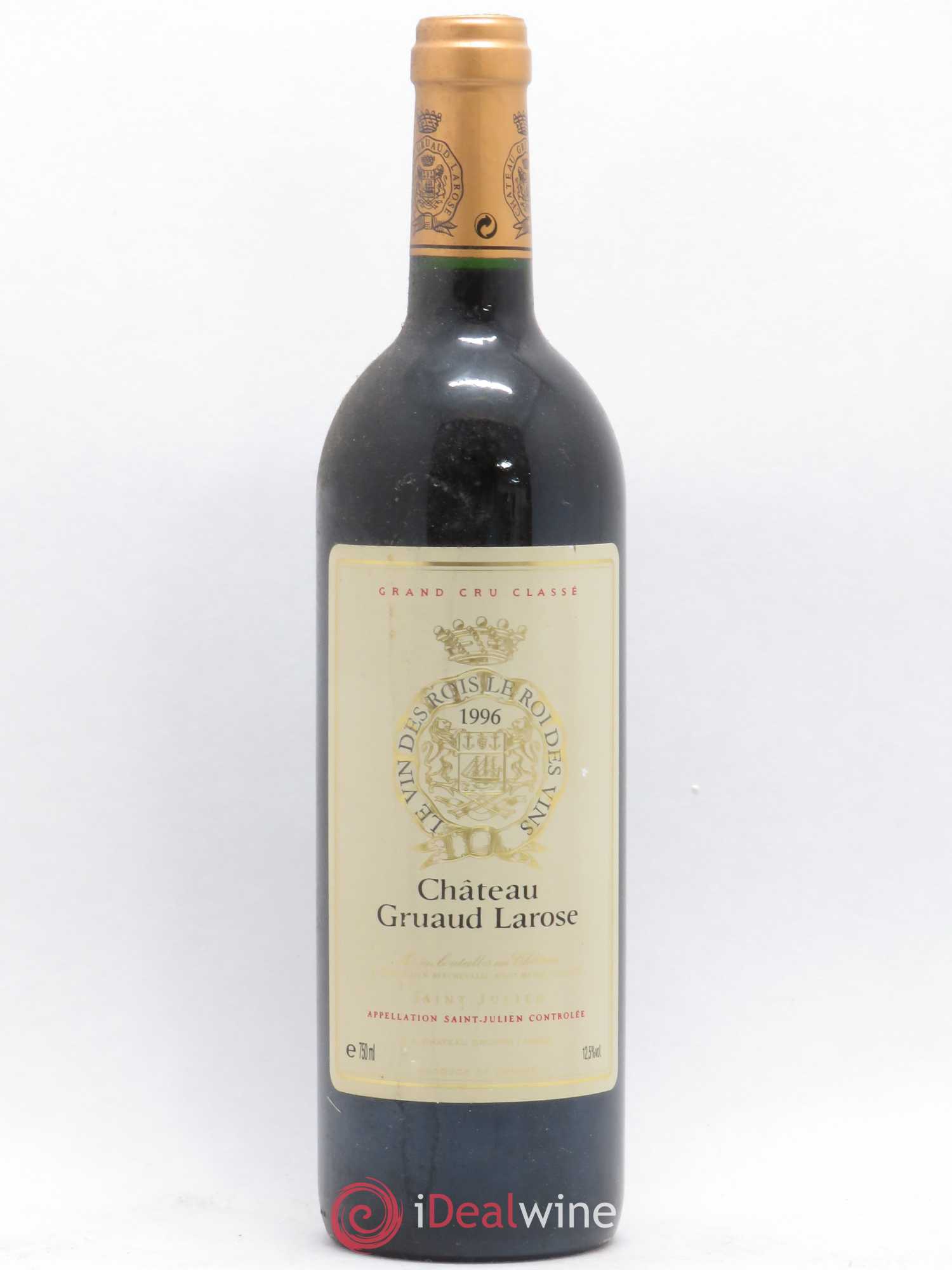 Château Gruaud Larose 2ème Grand Cru Classé 1996 - Lot de 1 bouteille - 0