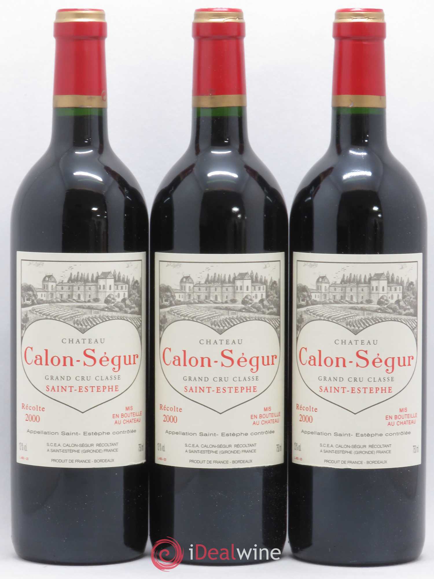 Château Calon Ségur 3ème Grand Cru Classé 2000 - Lot de 12 bouteilles - 4