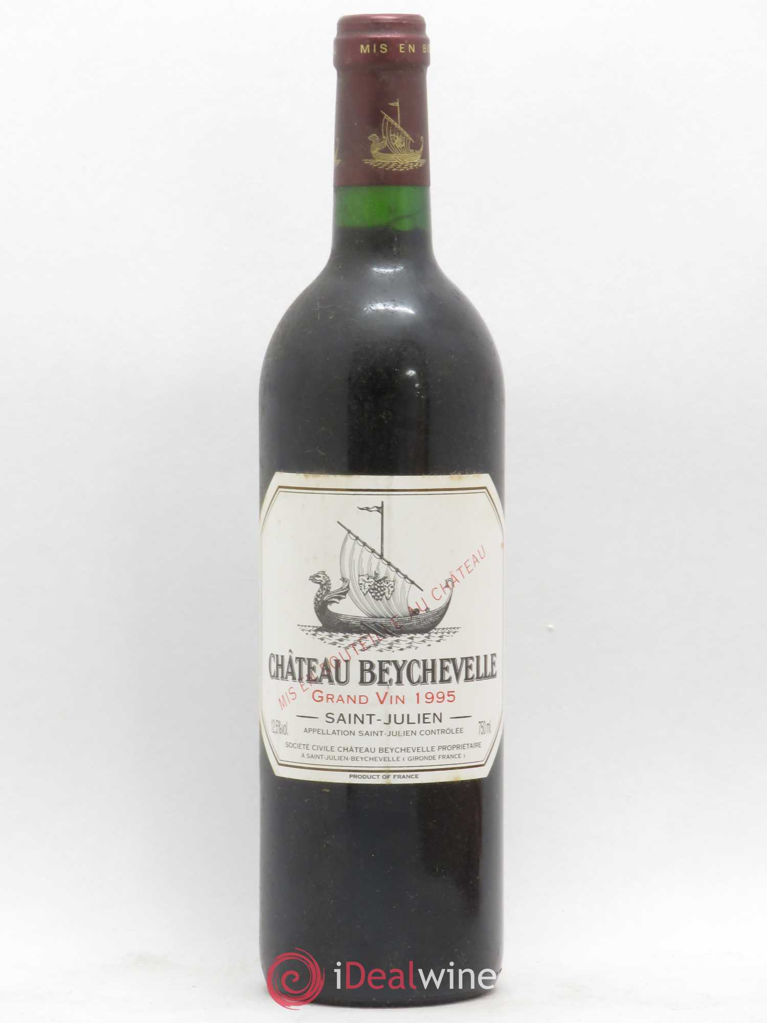 Château Beychevelle 4ème Grand Cru Classé 1995 - Lot de 1 bouteille - 0