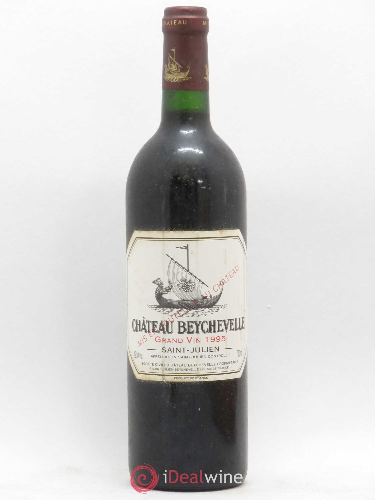 Château Beychevelle 4ème Grand Cru Classé 1995 - Lot de 1 bouteille - 0