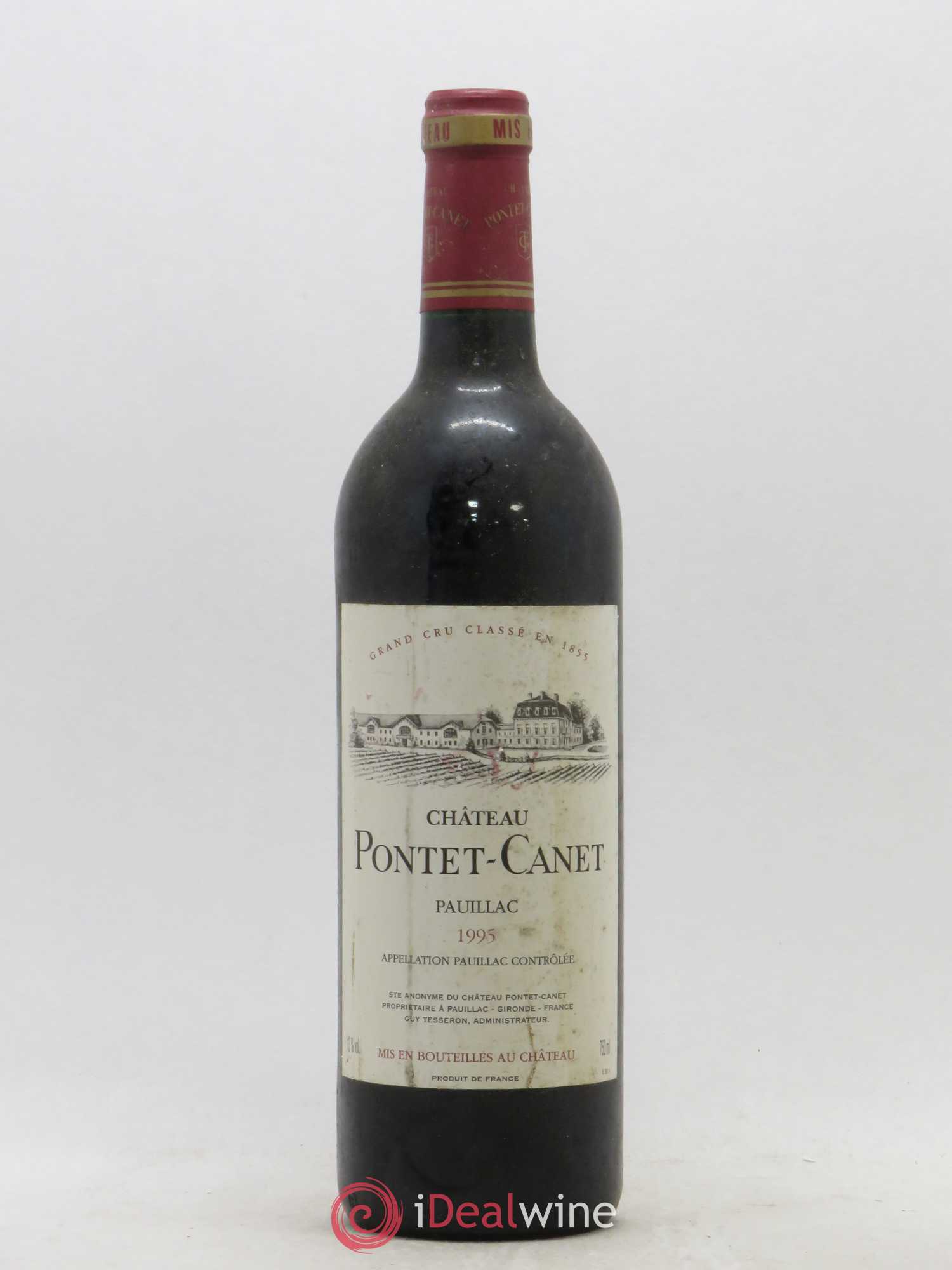 Château Pontet Canet 5ème Grand Cru Classé 1995 - Lot de 1 bouteille - 0